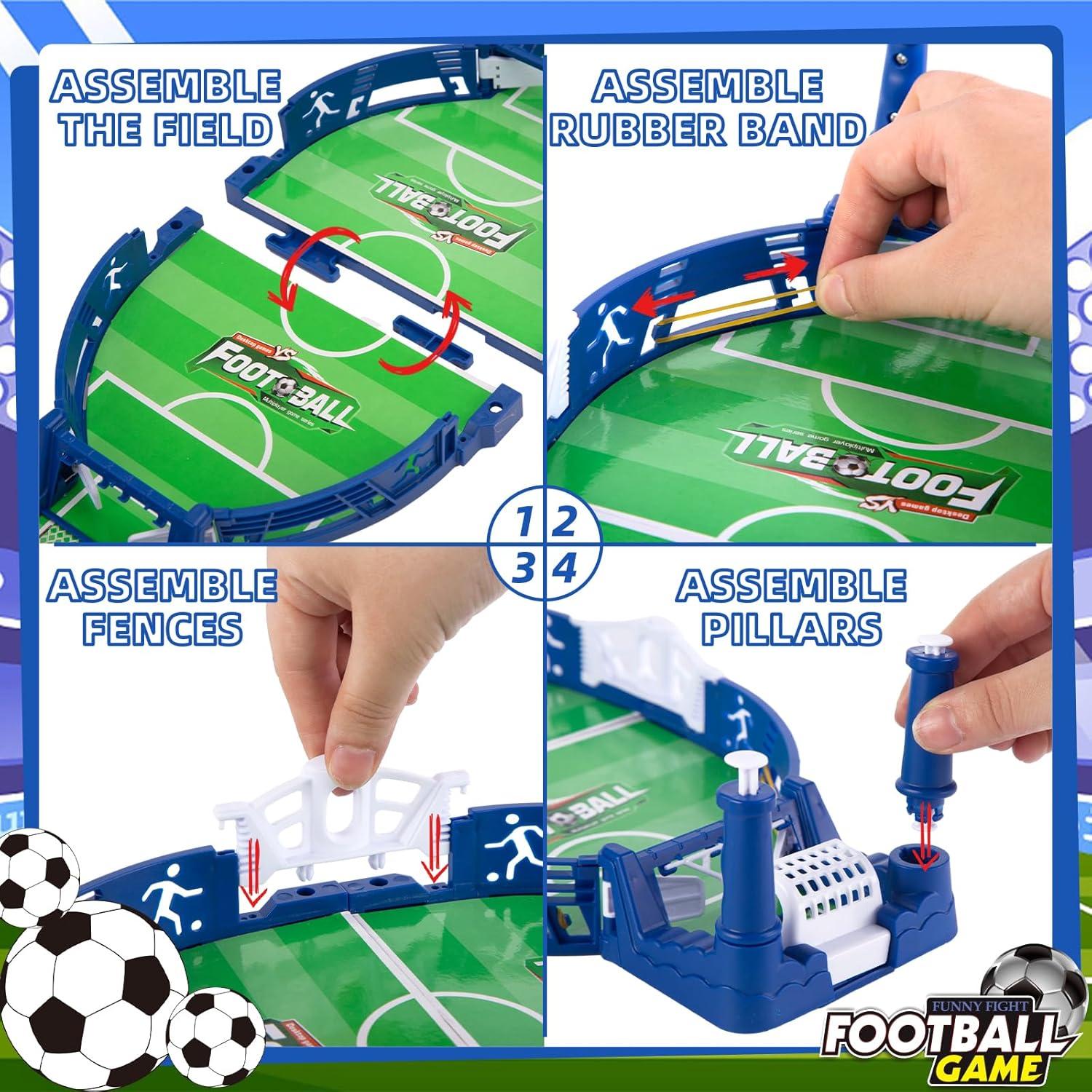 Juego de Fútbol de Mesa 3 Nutrias Mini Foosball Interactivo