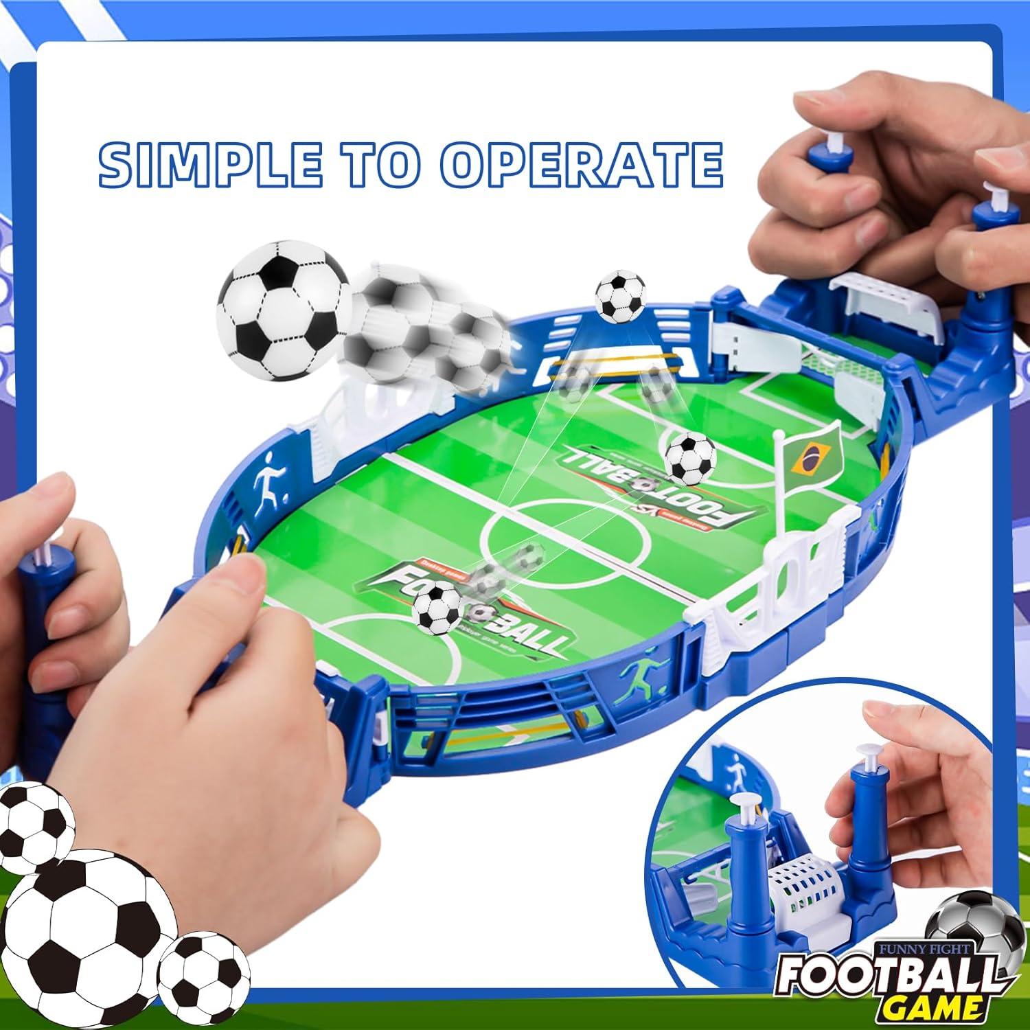 Juego de Fútbol de Mesa 3 Nutrias Mini Foosball Interactivo