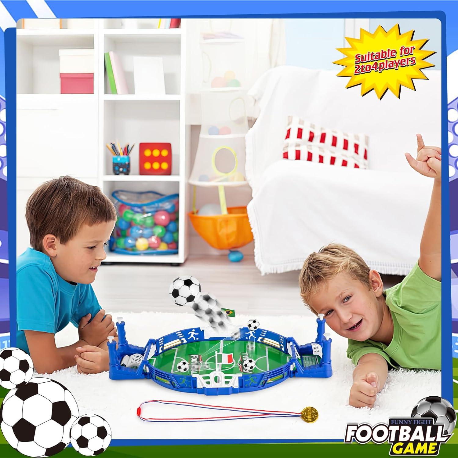 Juego de Fútbol de Mesa 3 Nutrias Mini Foosball Interactivo
