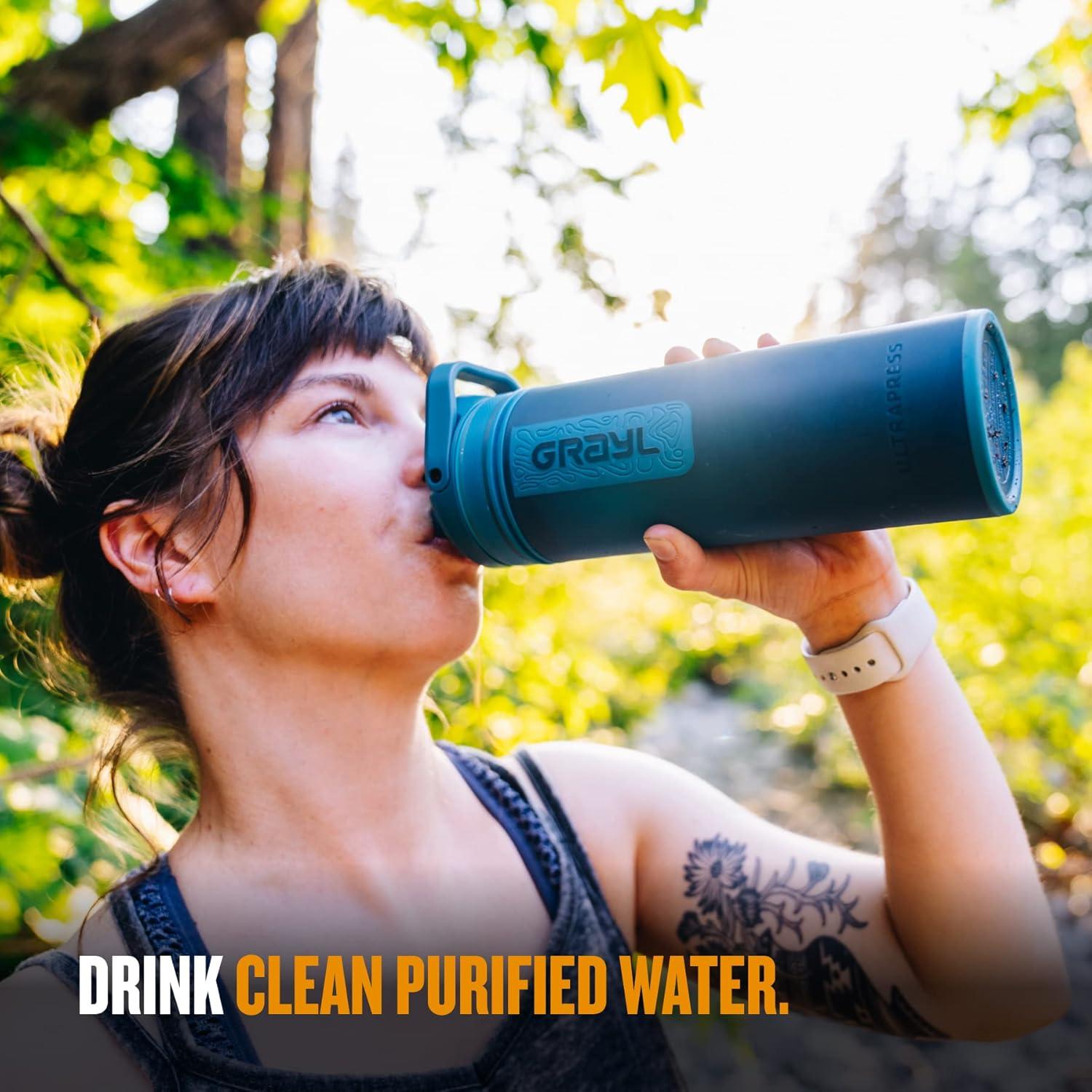 GRAYL UltraPress Purificador de Agua 500ml para Acampada