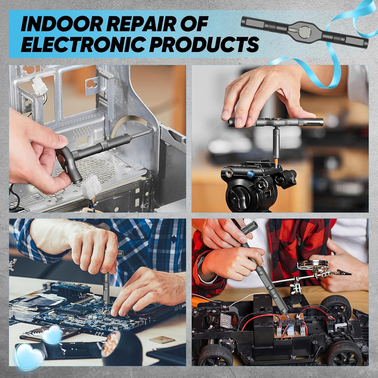 Set de Destornilladores Magnéticos Saker 42 en 1 Ergonomico