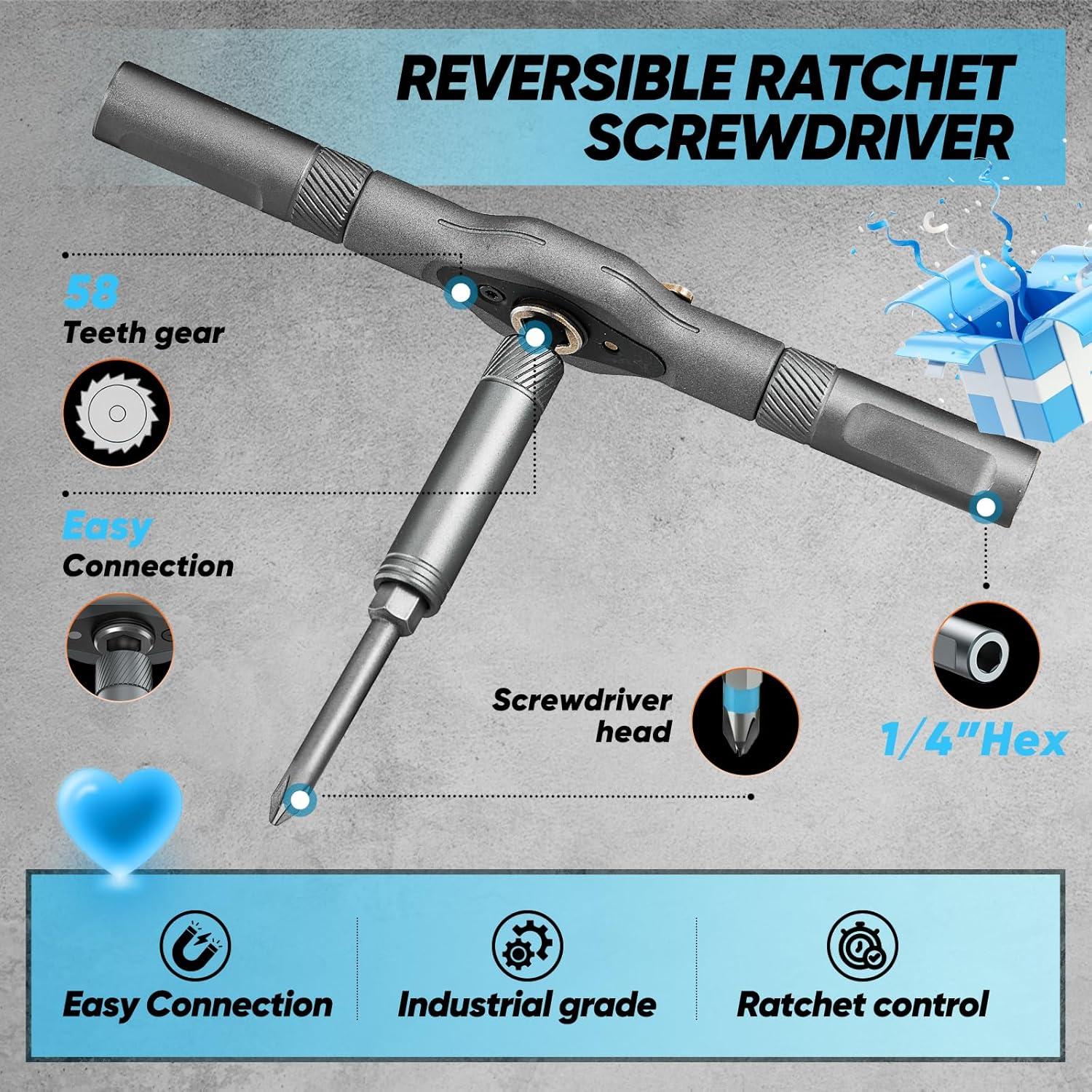 Set de Destornilladores Magnéticos Saker 42 en 1 Ergonomico