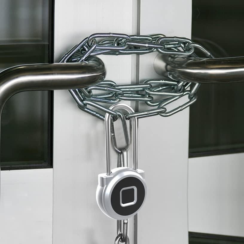 Candado Biométrico eLinkSmart con Huella Dactilar 45mm Plata