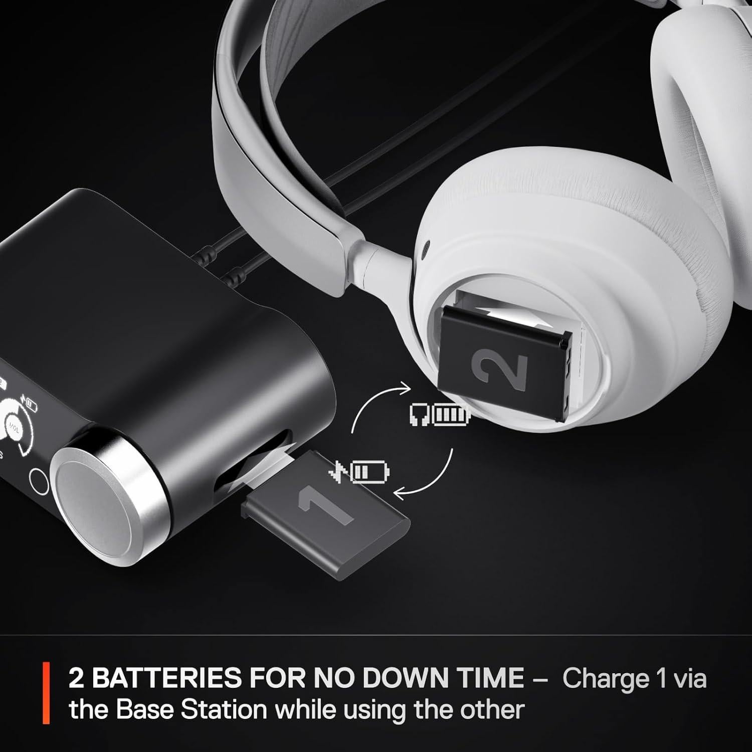 Auriculares Gaming SteelSeries Arctis Nova Pro Wireless - Xbox, PC, PS5, Switch - Cancelación de Ruido