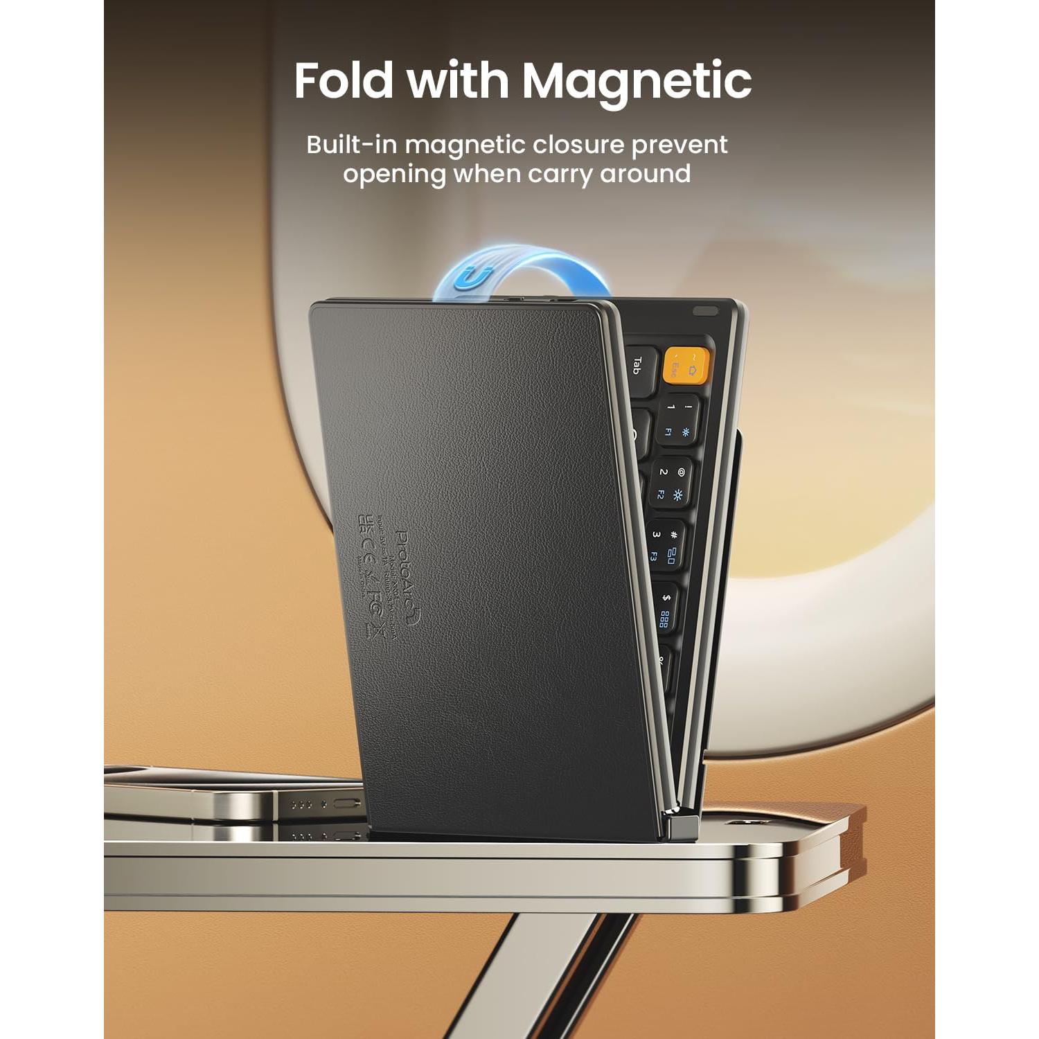 Teclado Plegable Bluetooth ProtoArc XK04 Compacto Negro