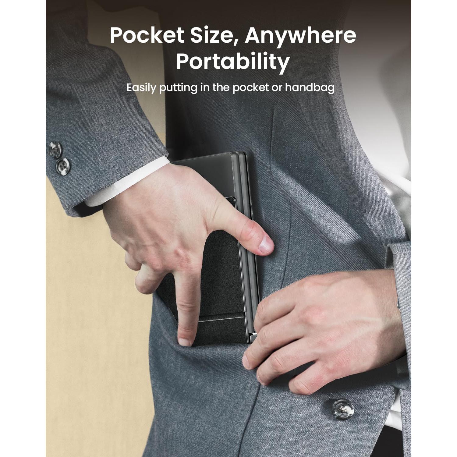 Teclado Plegable Bluetooth ProtoArc XK04 Compacto Negro