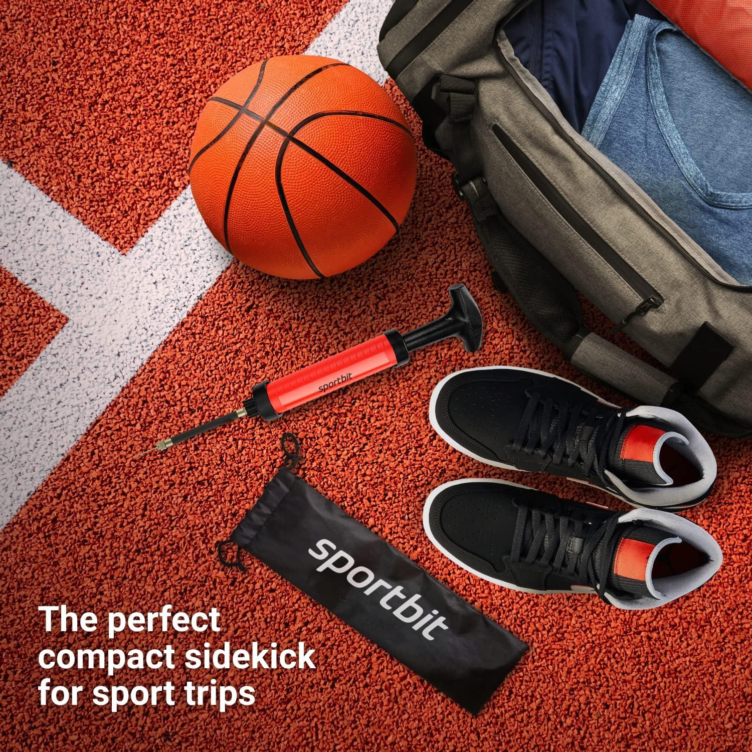 Bomba de Pelotas SPORTBIT Manual con 3 Agujas y Manguera