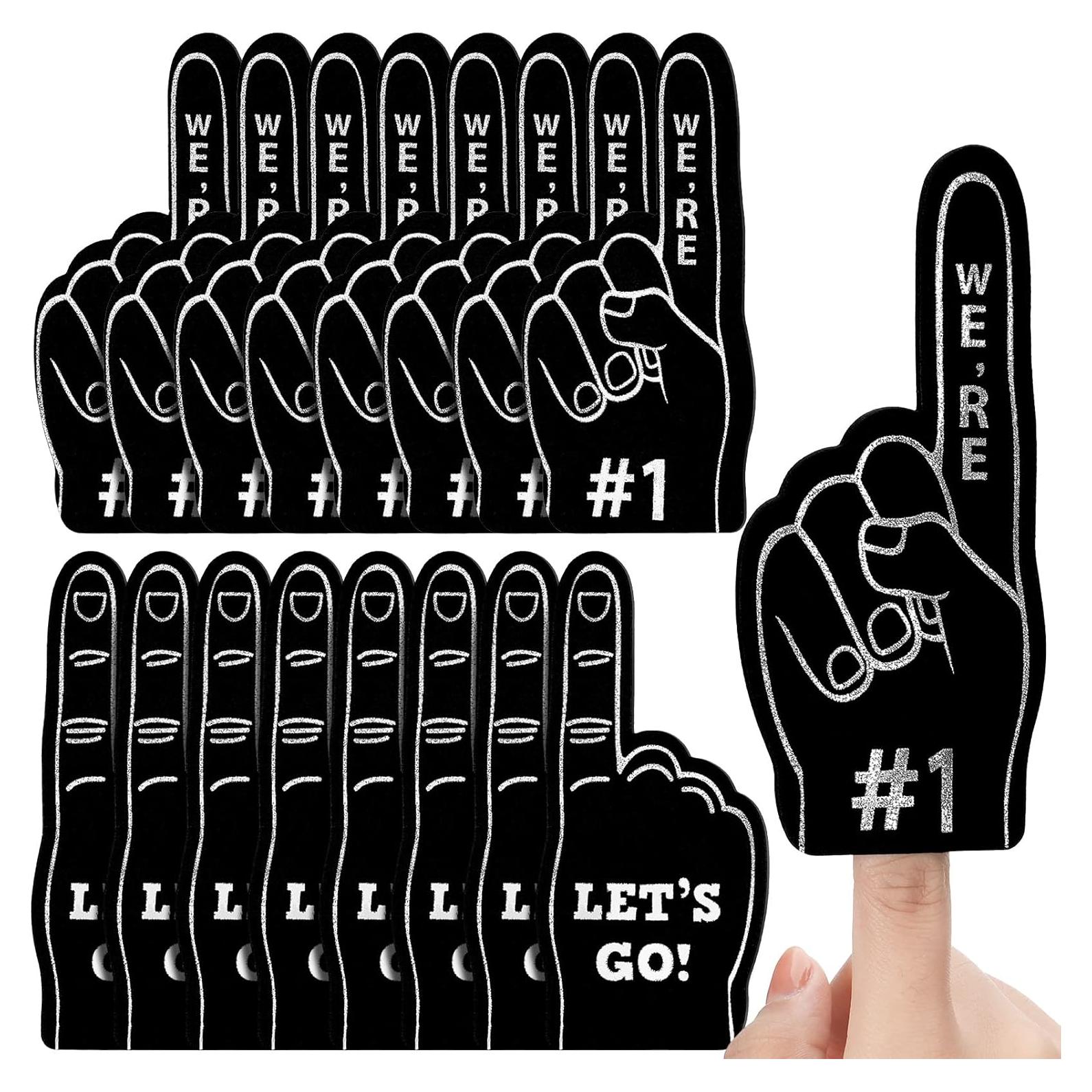 Dedos de Espuma Sinmoe 24 Pcs para Eventos Deportivos