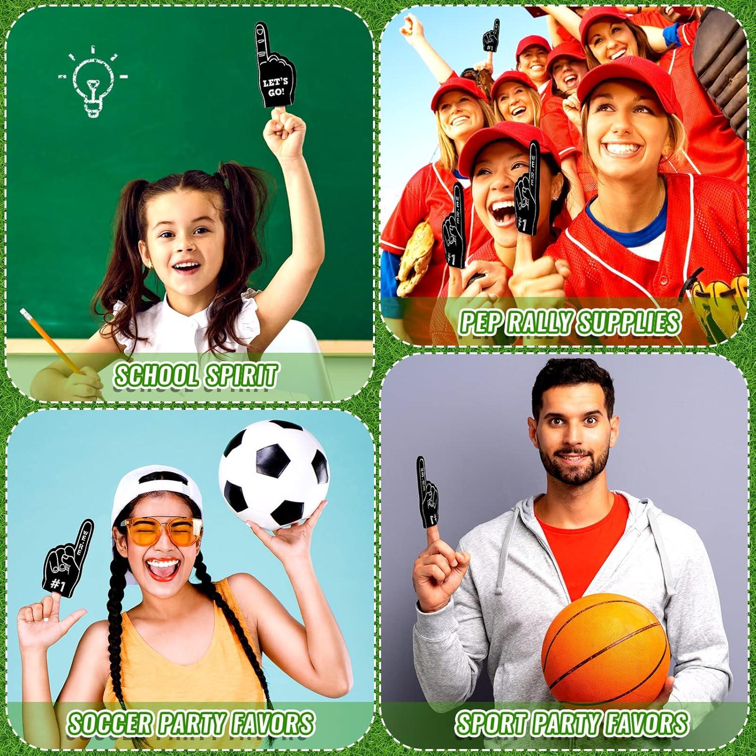 Dedos de Espuma Sinmoe 24 Pcs para Eventos Deportivos