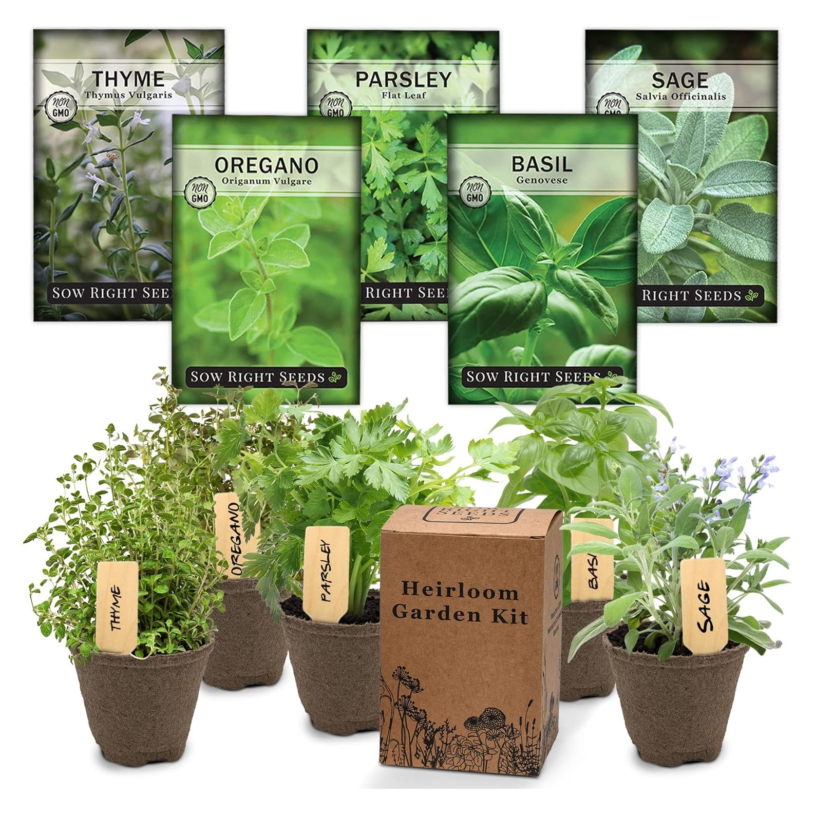 Kit de Jardín de Semillas de Hierbas Italianas Sow Right Seeds