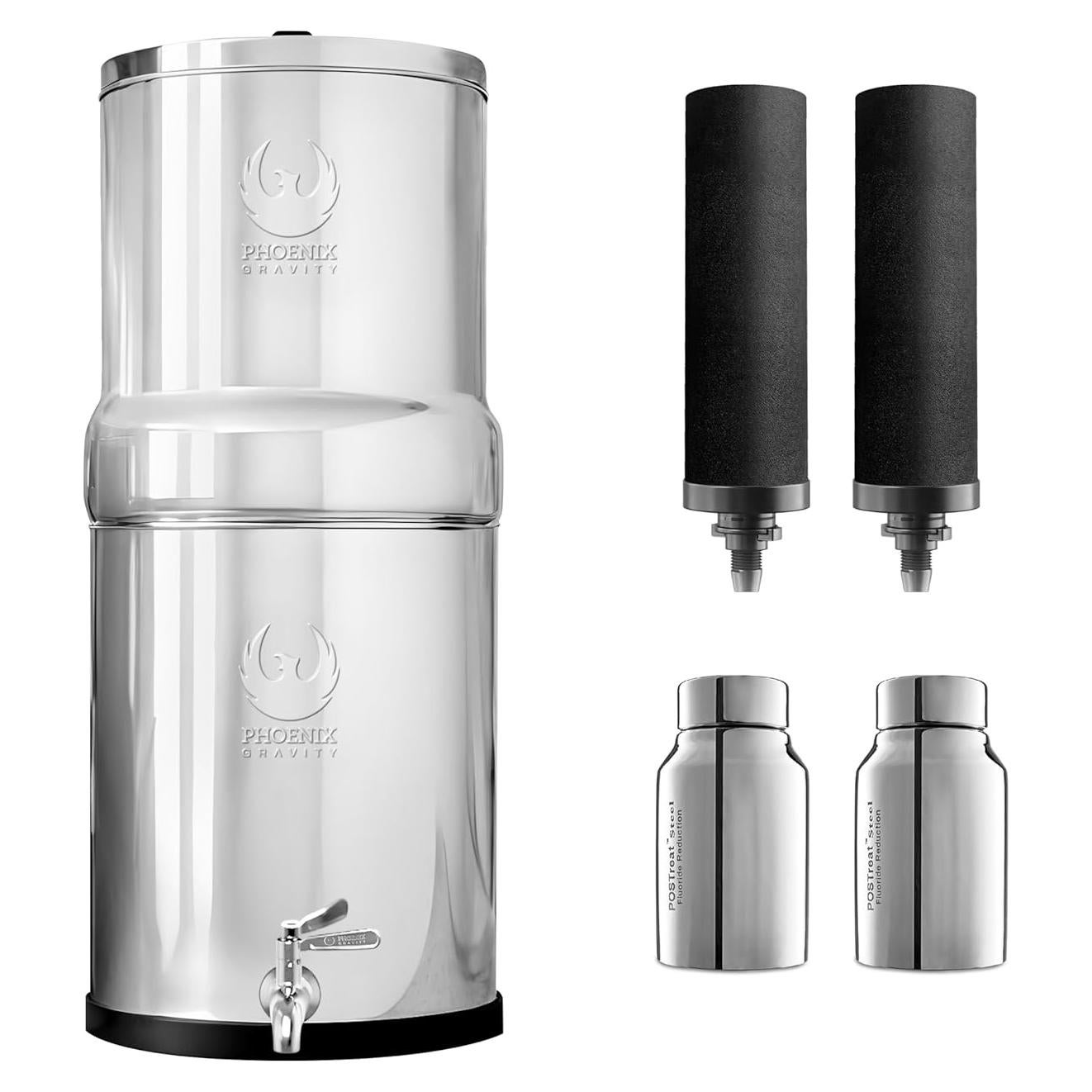 Filtro de Agua Phoenix Gravity 5.68L Acero Inoxidable NSF