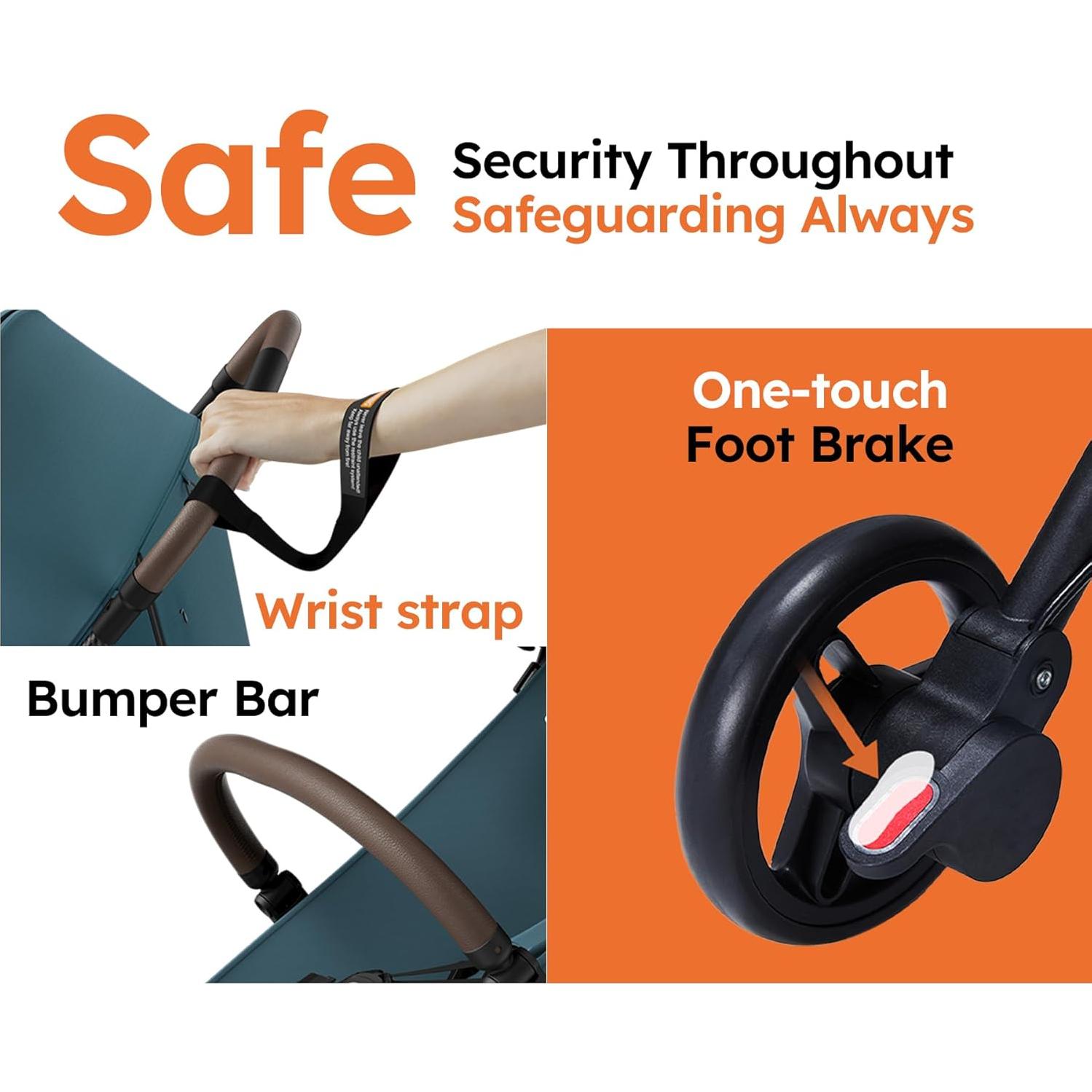 Carrito de viaje MAMAZING Ultra Air 5.26 kg con organizador