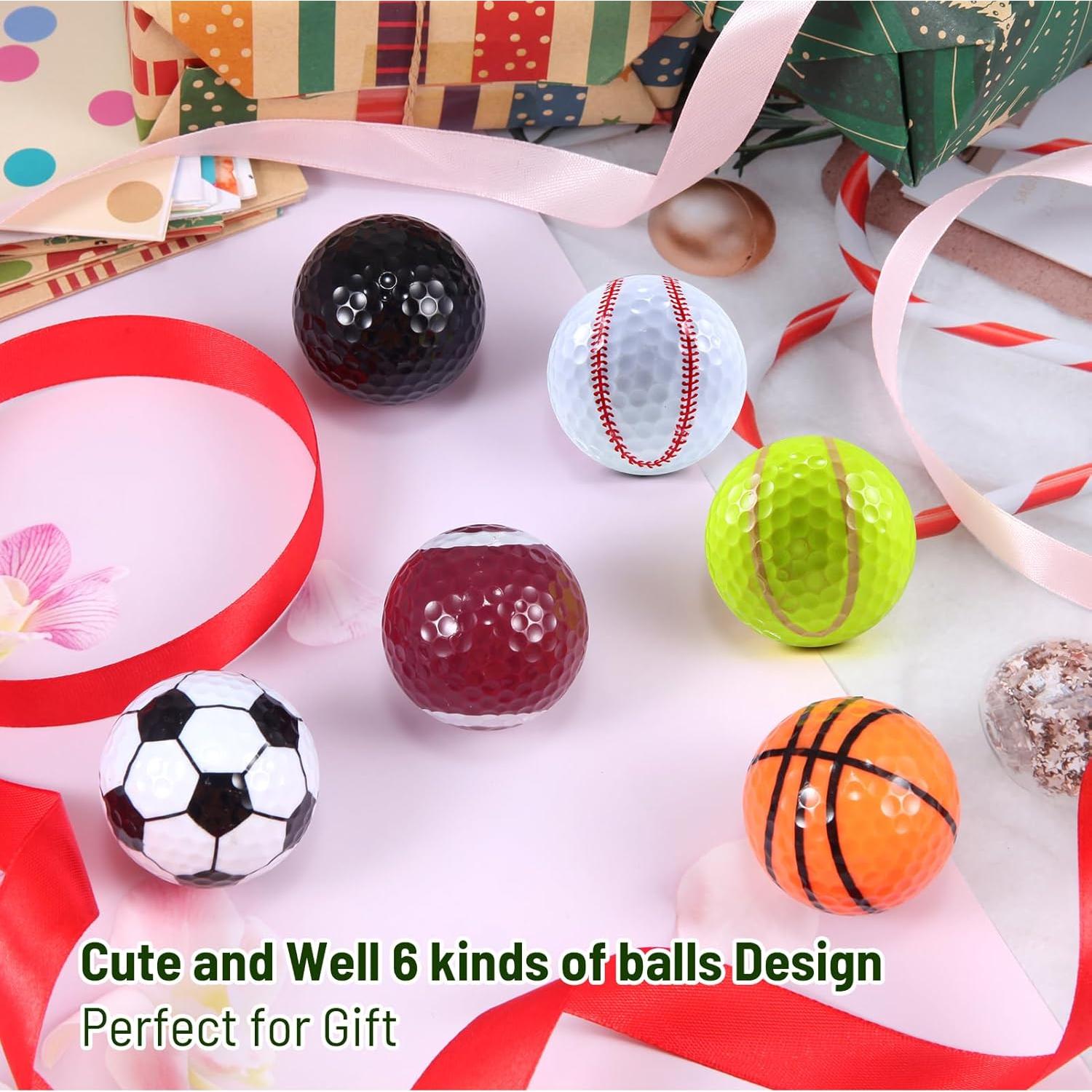 Bolas de Golf Divertidas Sheffla - Regalo para Niños y Golfistas