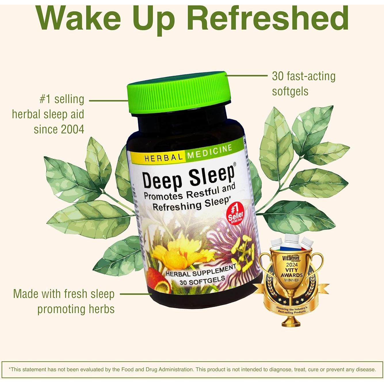 Cápsulas Blandas Sueño Profundo Herbs Etc. - 30 Unidades