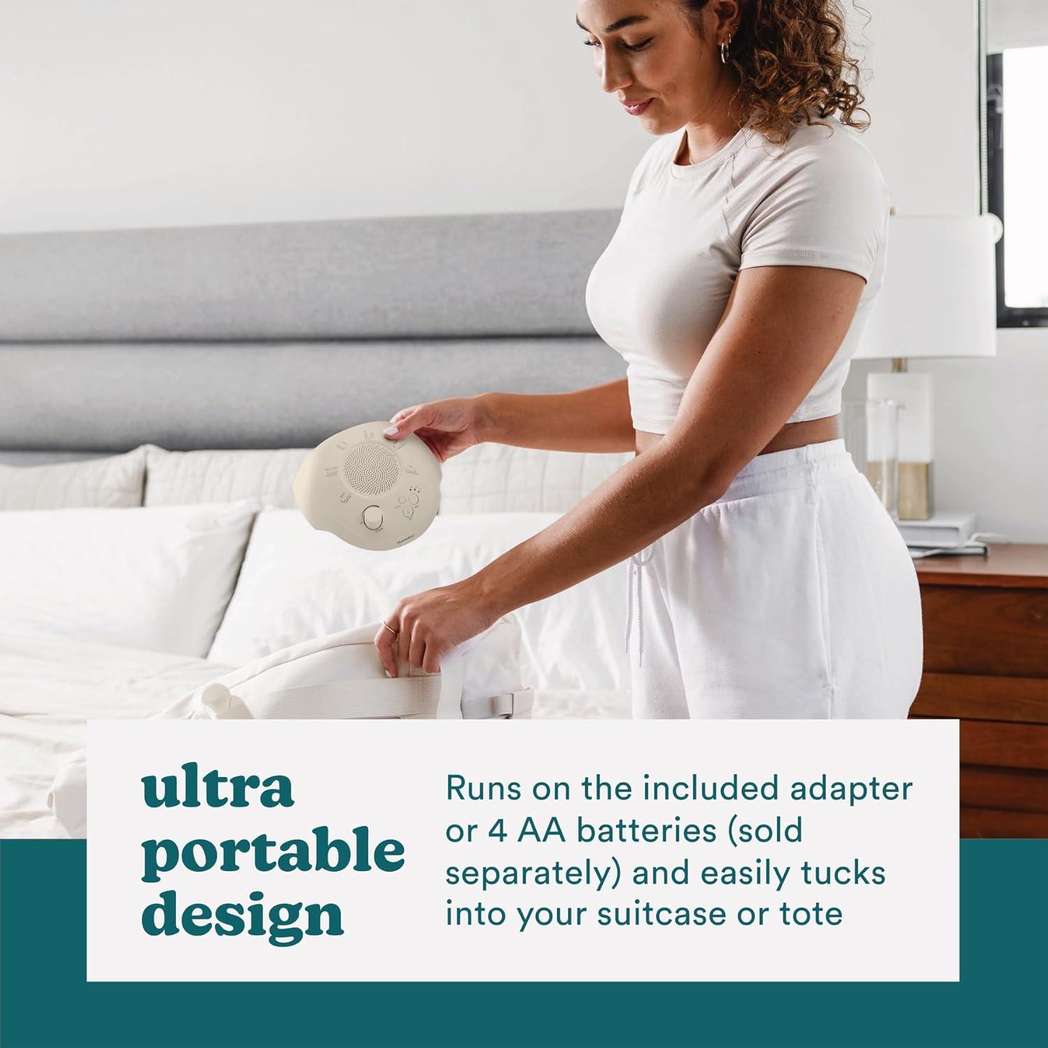 Máquina de Sonido Portátil Homedics Sleep Better 12 Sonidos