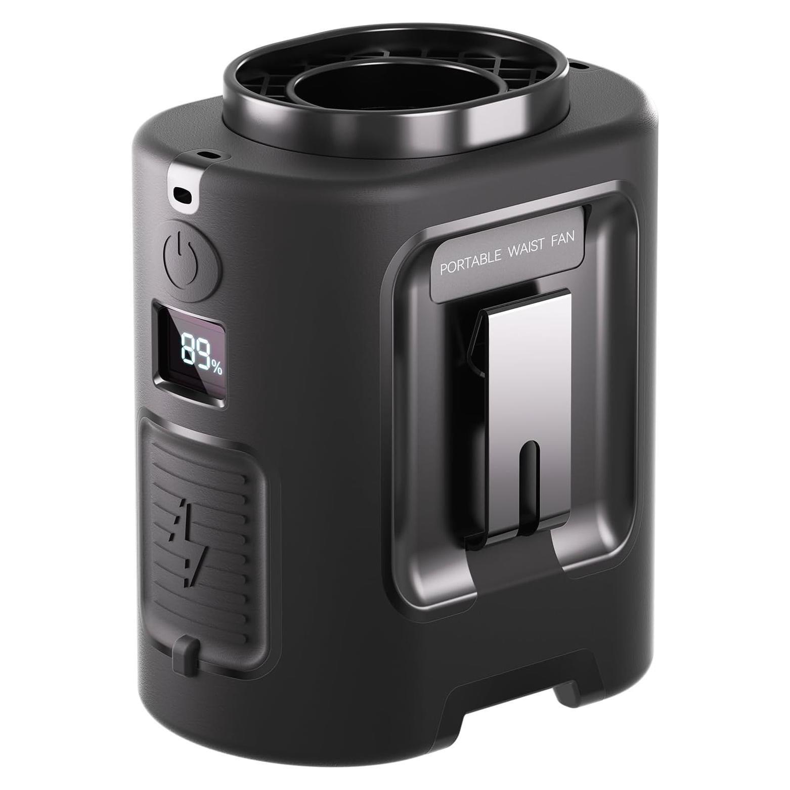 Ventilador de Cintura Portátil Gewanolla K100 4 Velocidades 13000 RPM