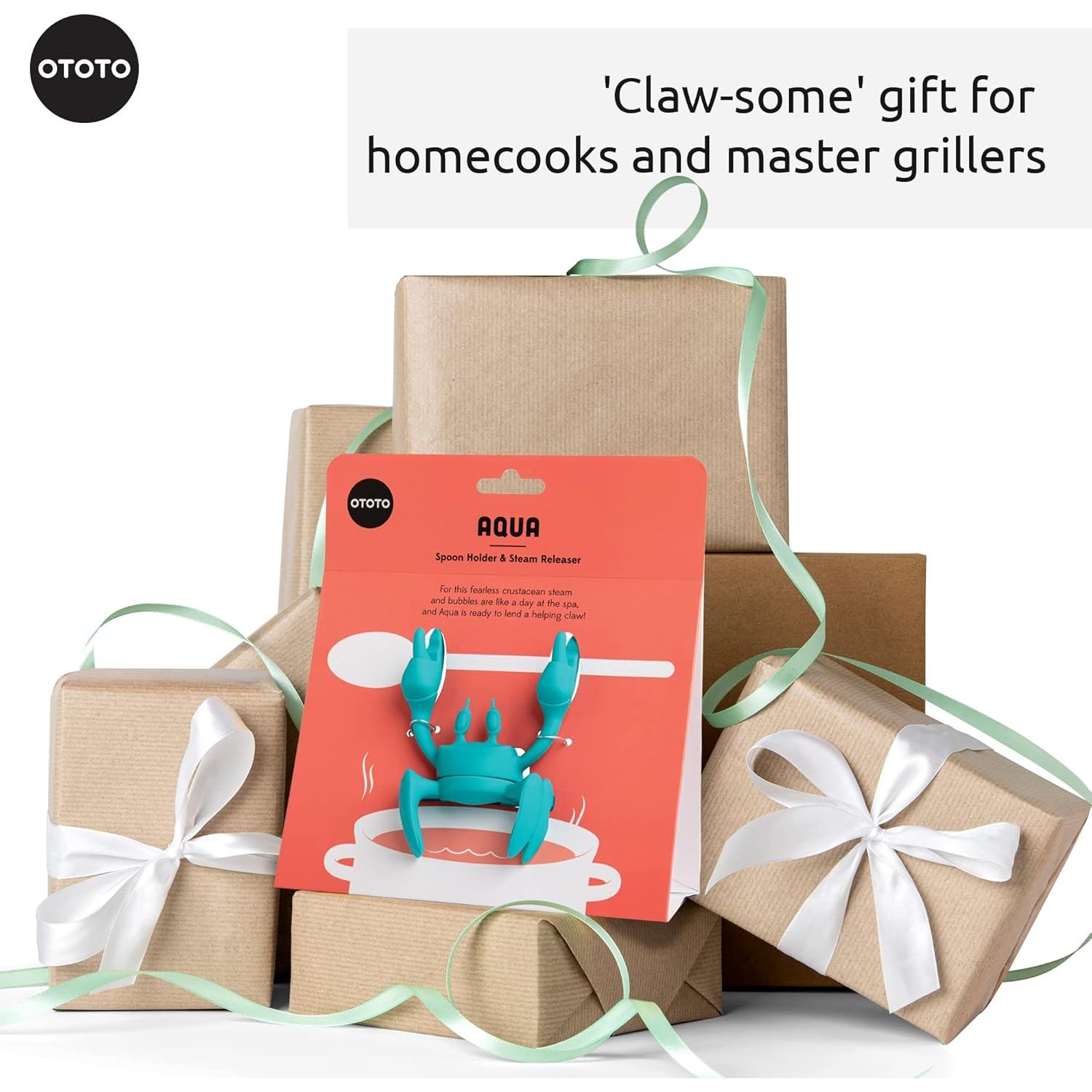 Soporte de Utensilios de Silicona OTOTO Aqua Cangrejo Antideslizante