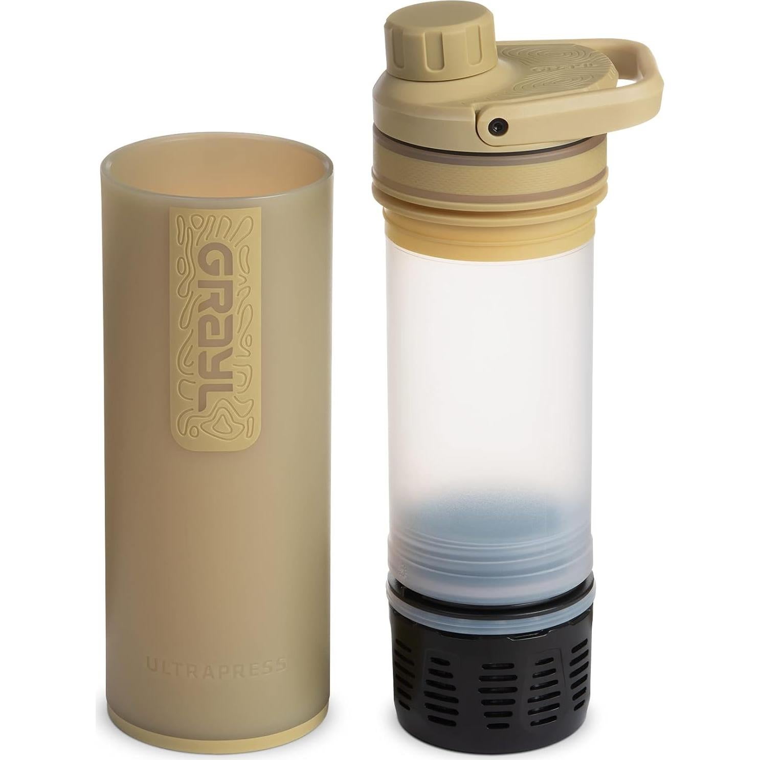 Botella Purificadora GRAYL UltraPress 500ml Tan Desierto