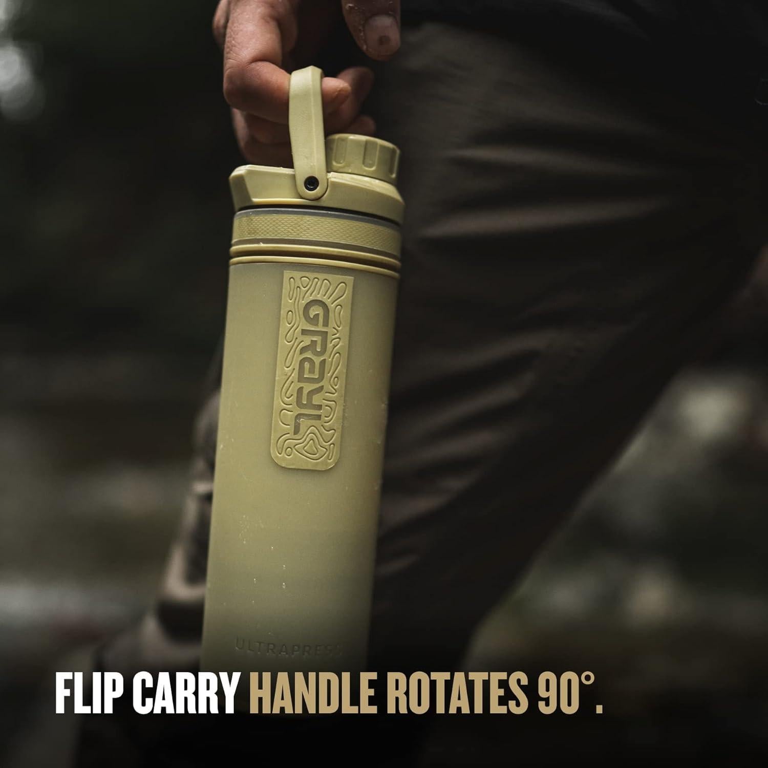 Botella Purificadora GRAYL UltraPress 500ml Tan Desierto