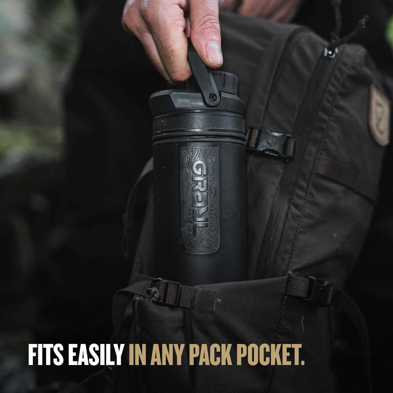 Botella Purificadora GRAYL UltraPress 500ml Tan Desierto