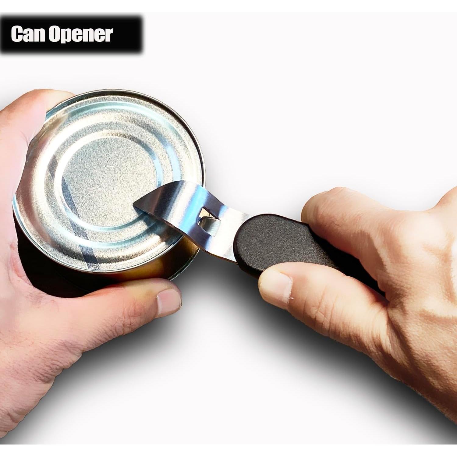 Abrebotellas y abridor de latas Vovoly 3 en 1 magnético negro