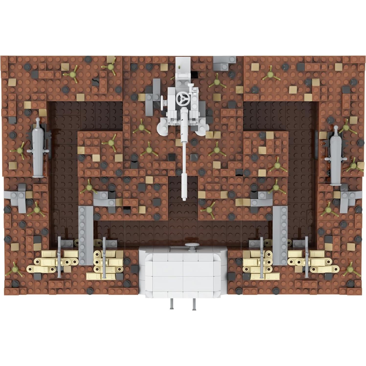 Conjunto de Bloques MOOXI Fortificaciones WWII 1351 Piezas