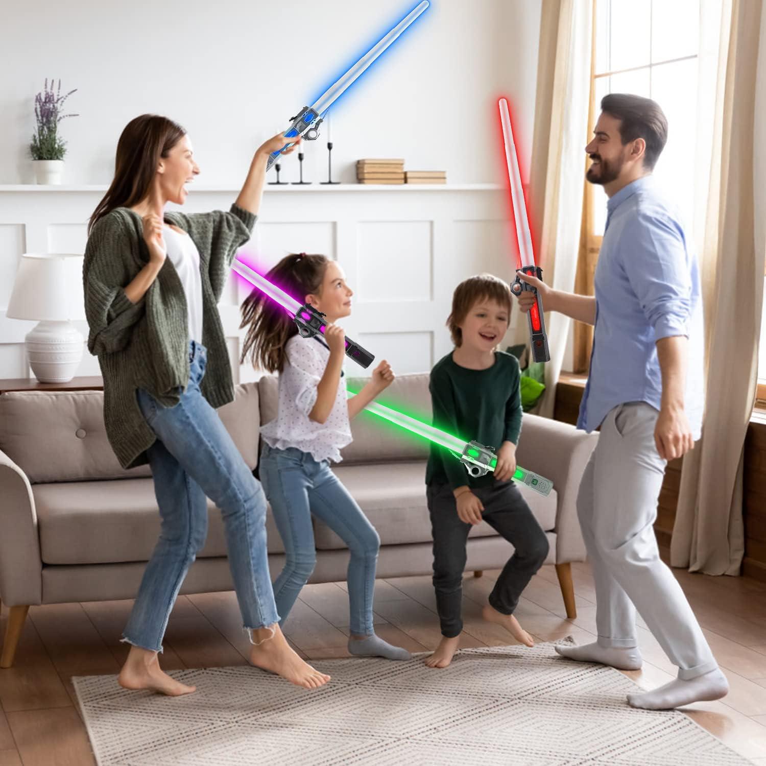 Sable Iluminado LED Gianby 26 cm 7 Colores 3 Modos FX