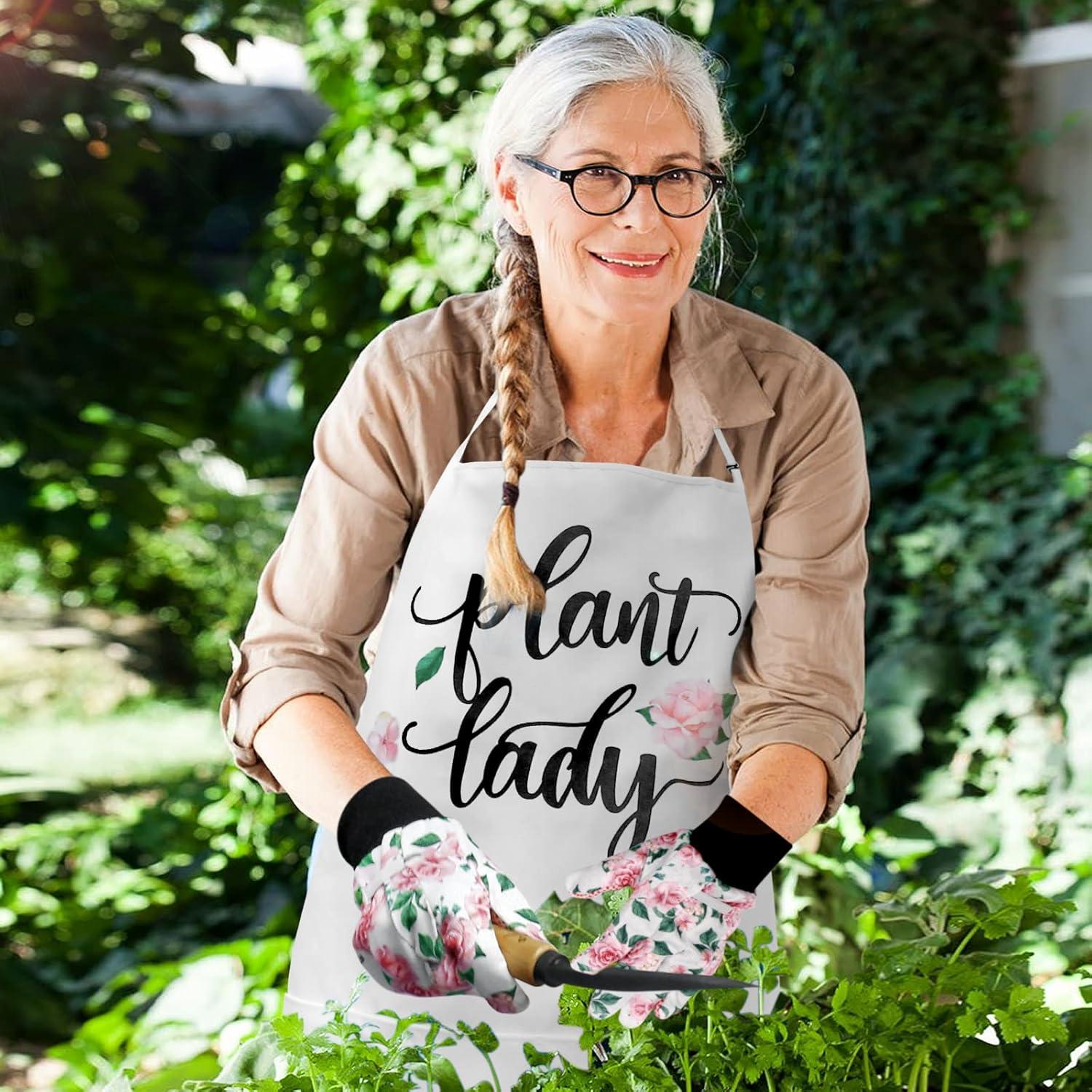 Kit de Jardinería Percozzi para Mujeres con Sombrero y Guantes