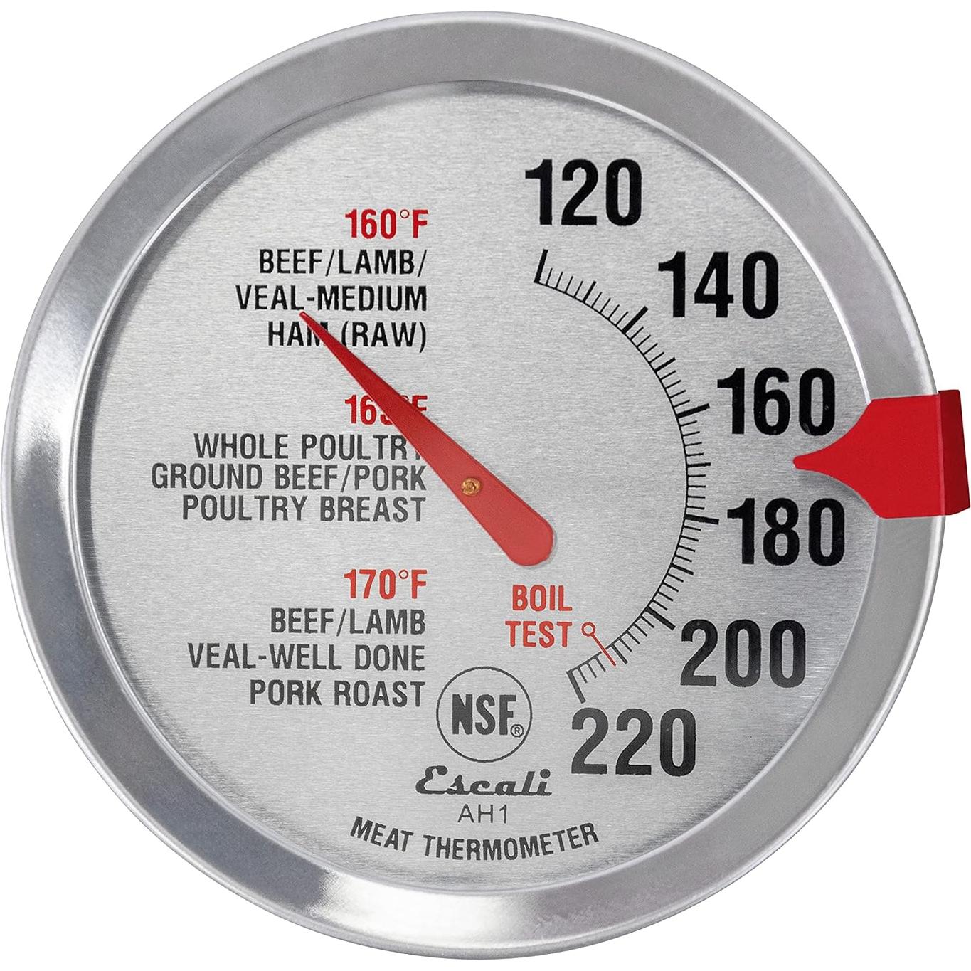 Termómetro de Carne Escali AH1 Acero Inoxidable 6.35 cm