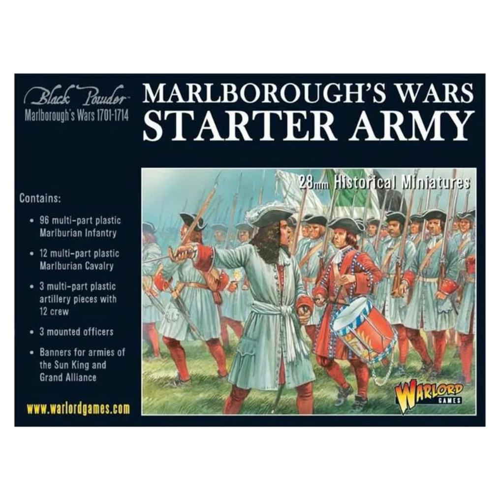 Conjunto Ejército Guerras de Marlborogh Warlord 96 Miniaturas