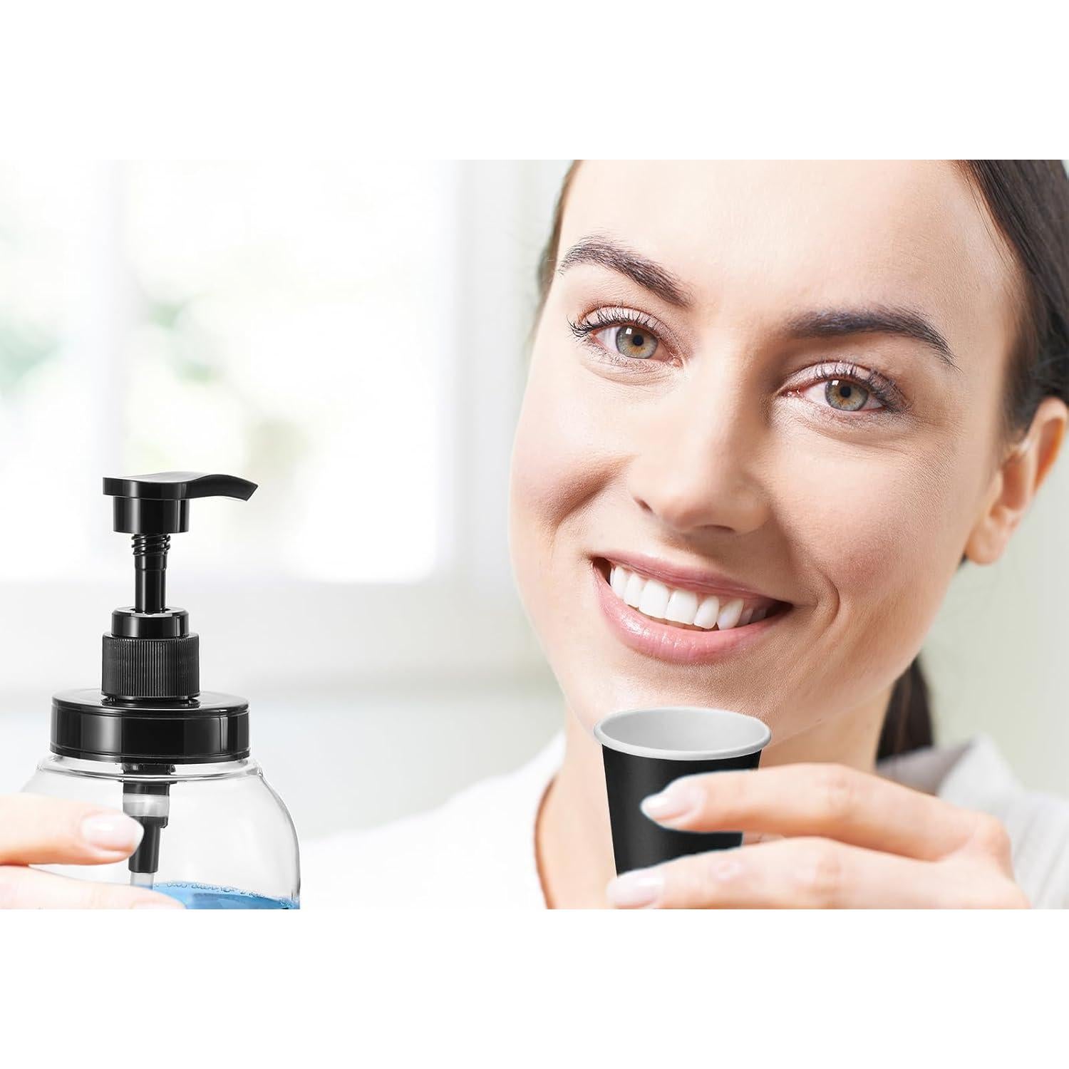 Vasos Desechables de Papel 4oz 50pcs Summark Negros