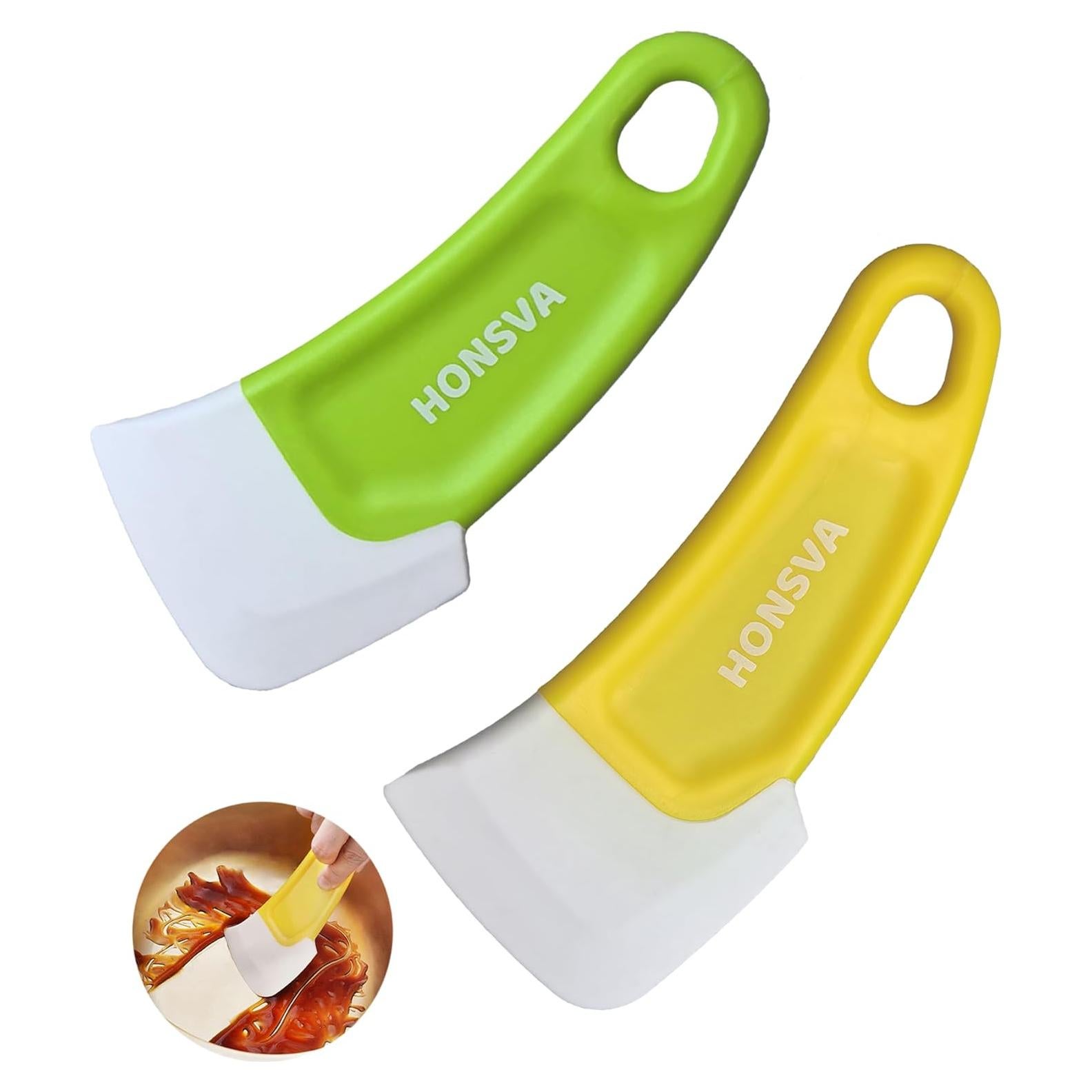 Raspador de Silicona Honsva para Limpieza de Cocina - 2 Paquetes