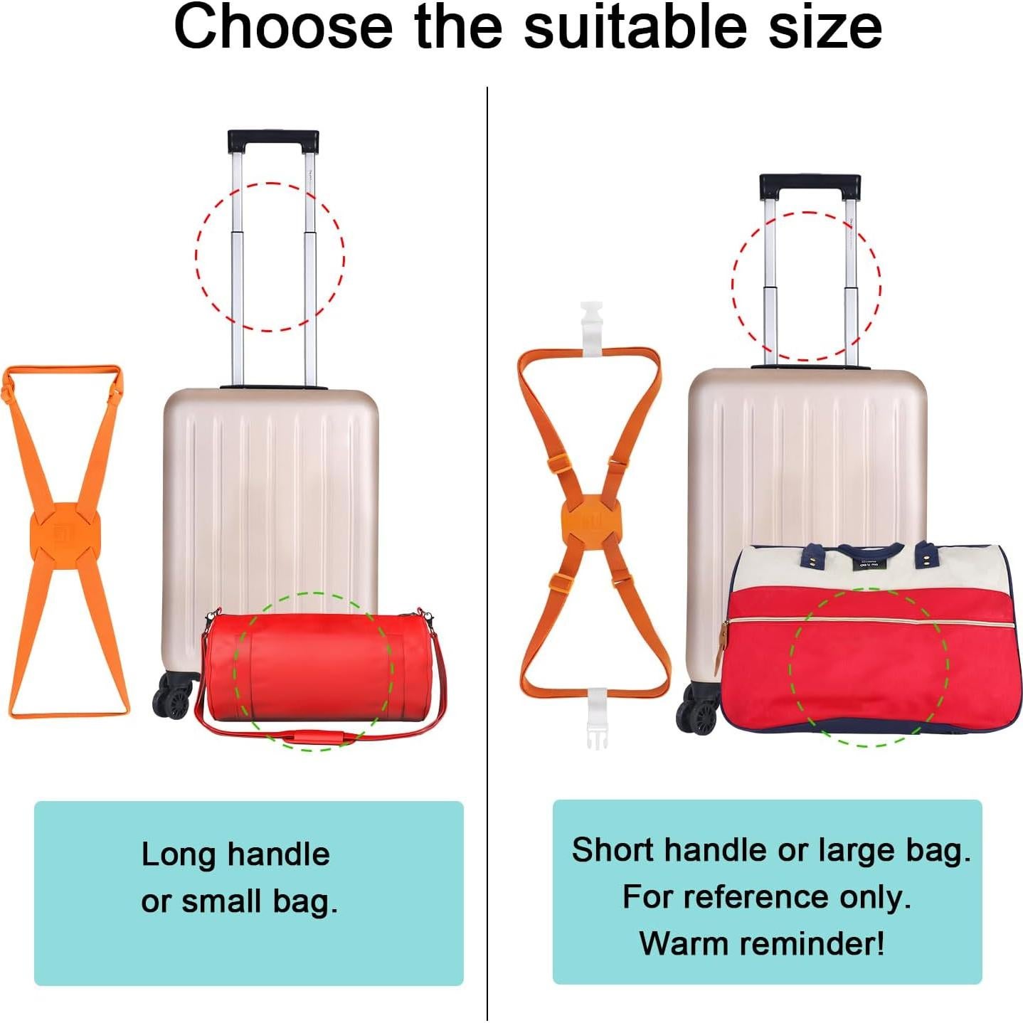 Correa Bungee de Equipaje GUANJUNX Ajustable 50.8cm Negro