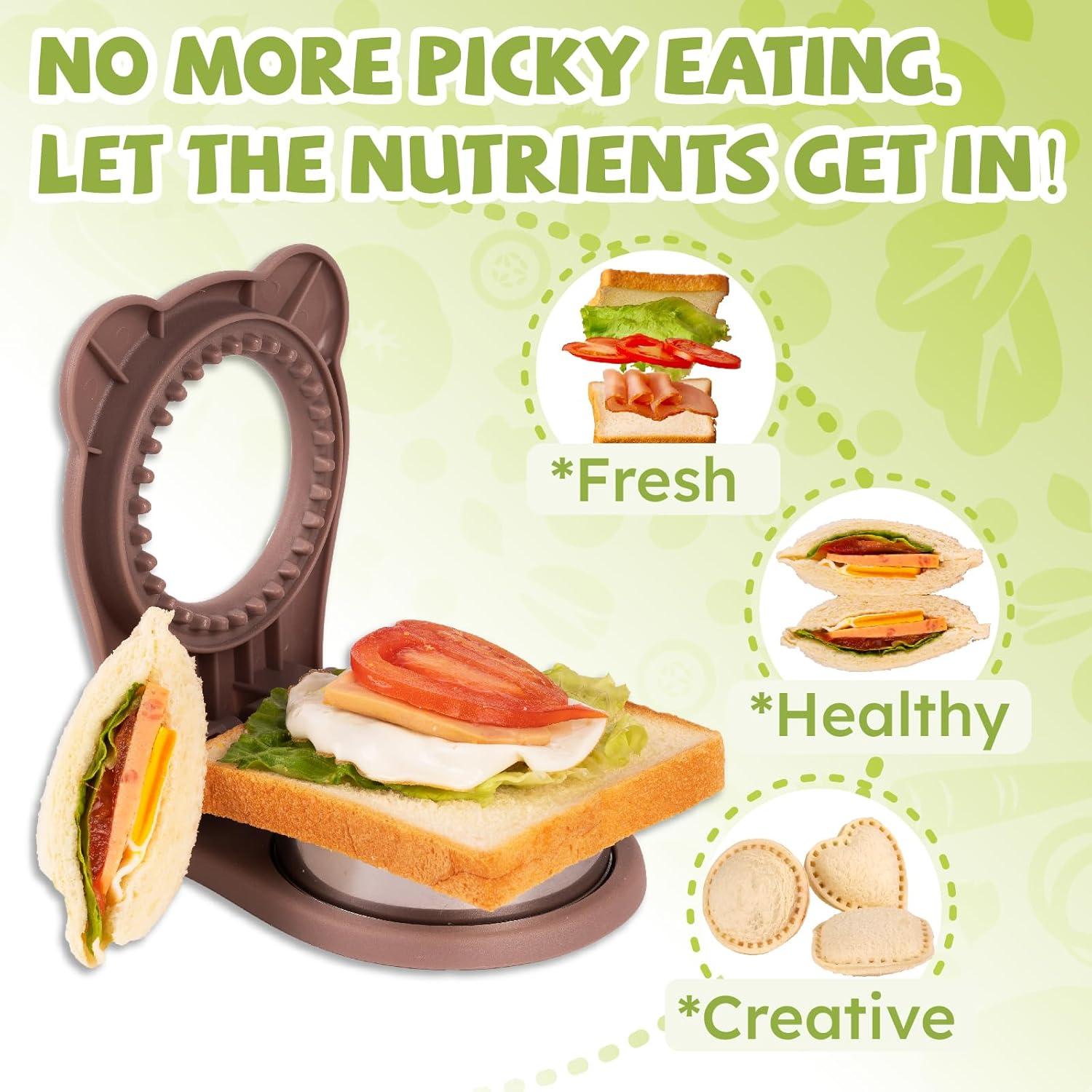 Cortador y Sellador de Sándwiches LEPCY Redondo 14.5x12.4 cm