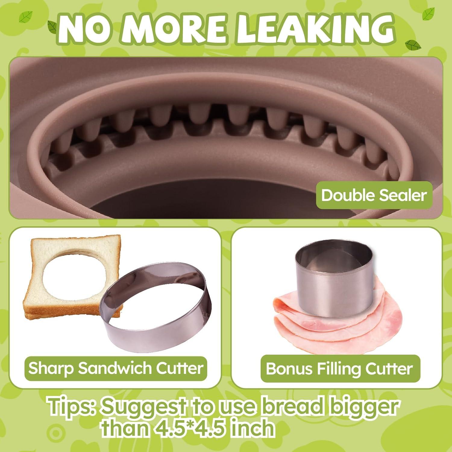 Cortador y Sellador de Sándwiches LEPCY Redondo 14.5x12.4 cm