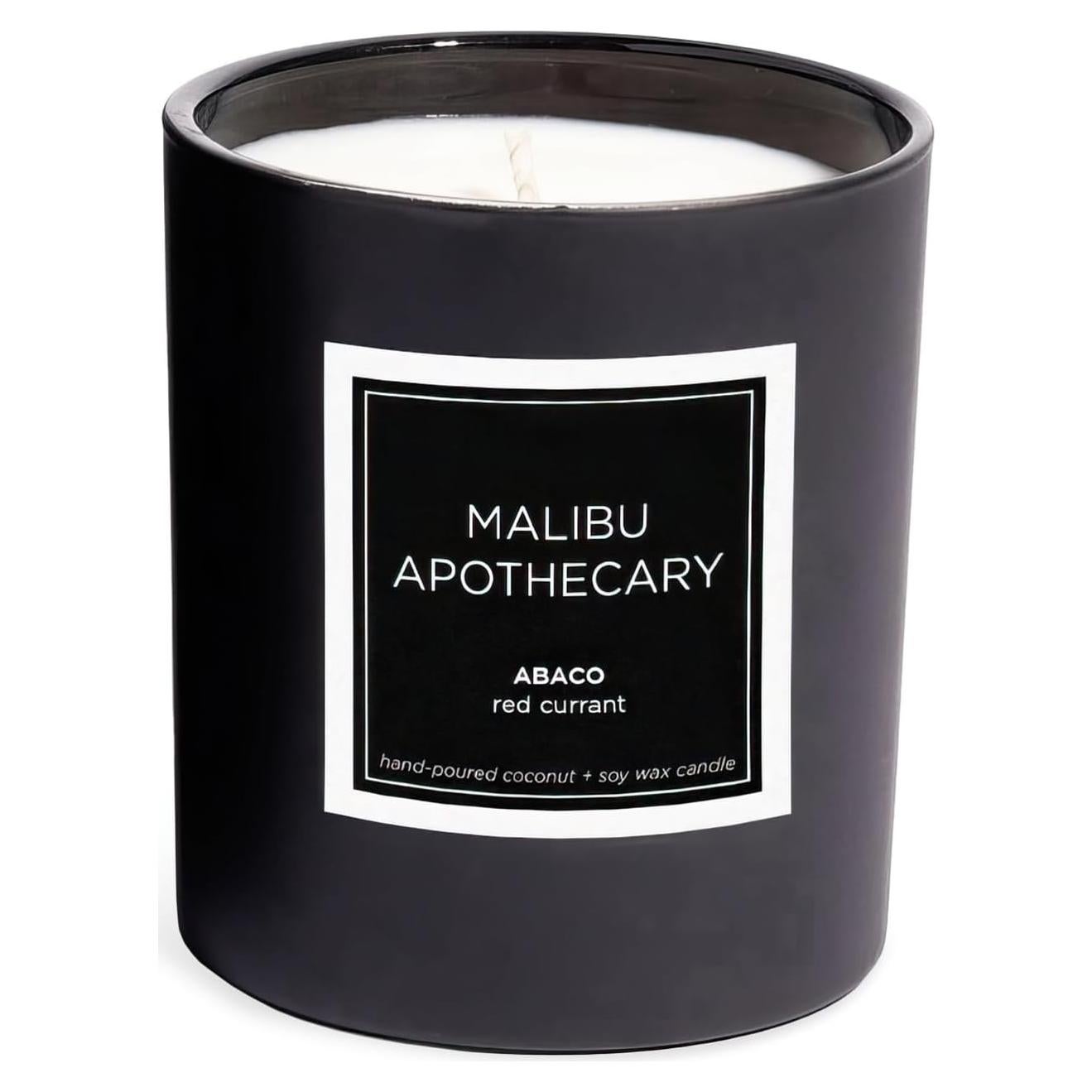 Vela Aromática Negra Mate Malibu Apothecary 230g