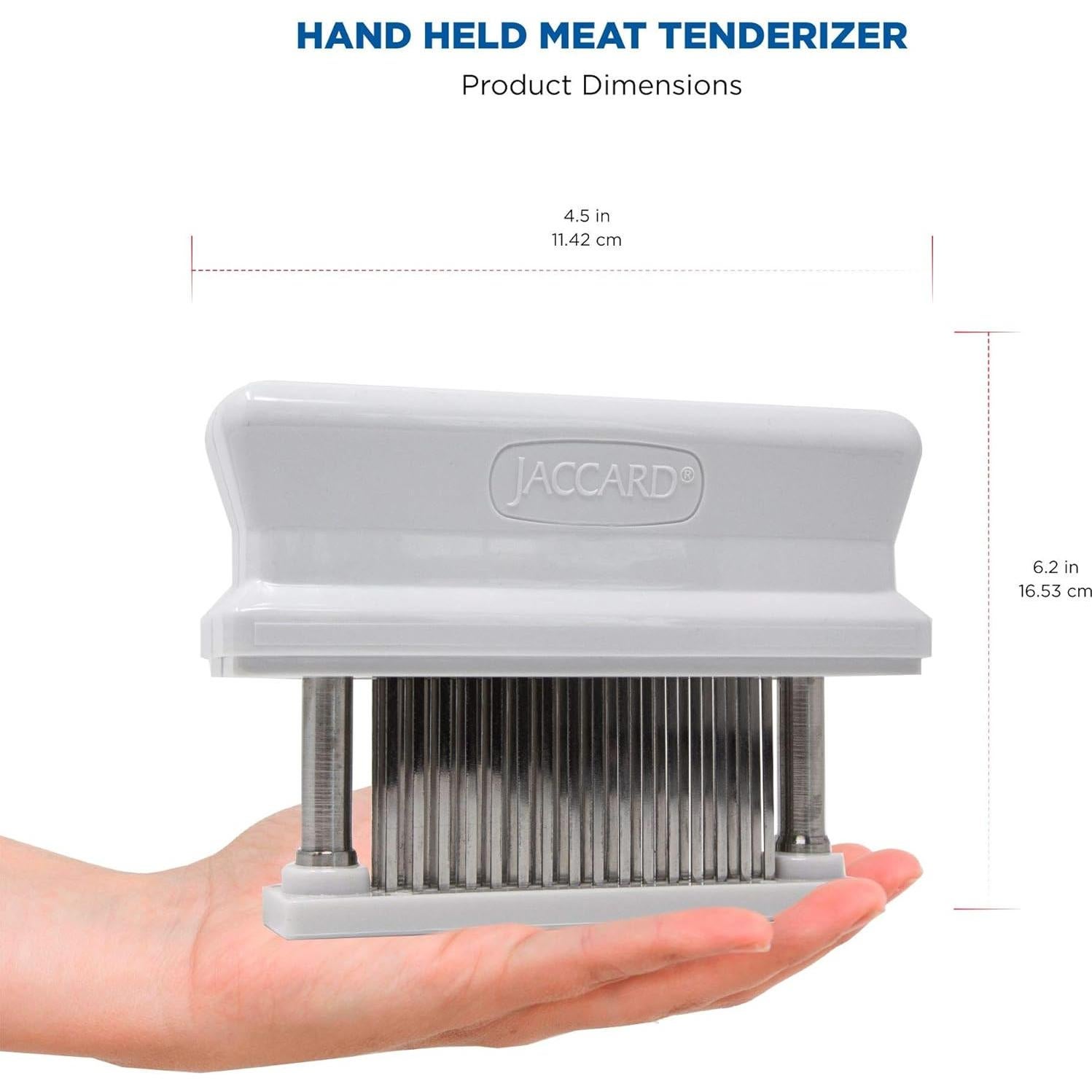 Aplanador de Carne Jaccard 200348 con 48 Cuchillas Inoxidable