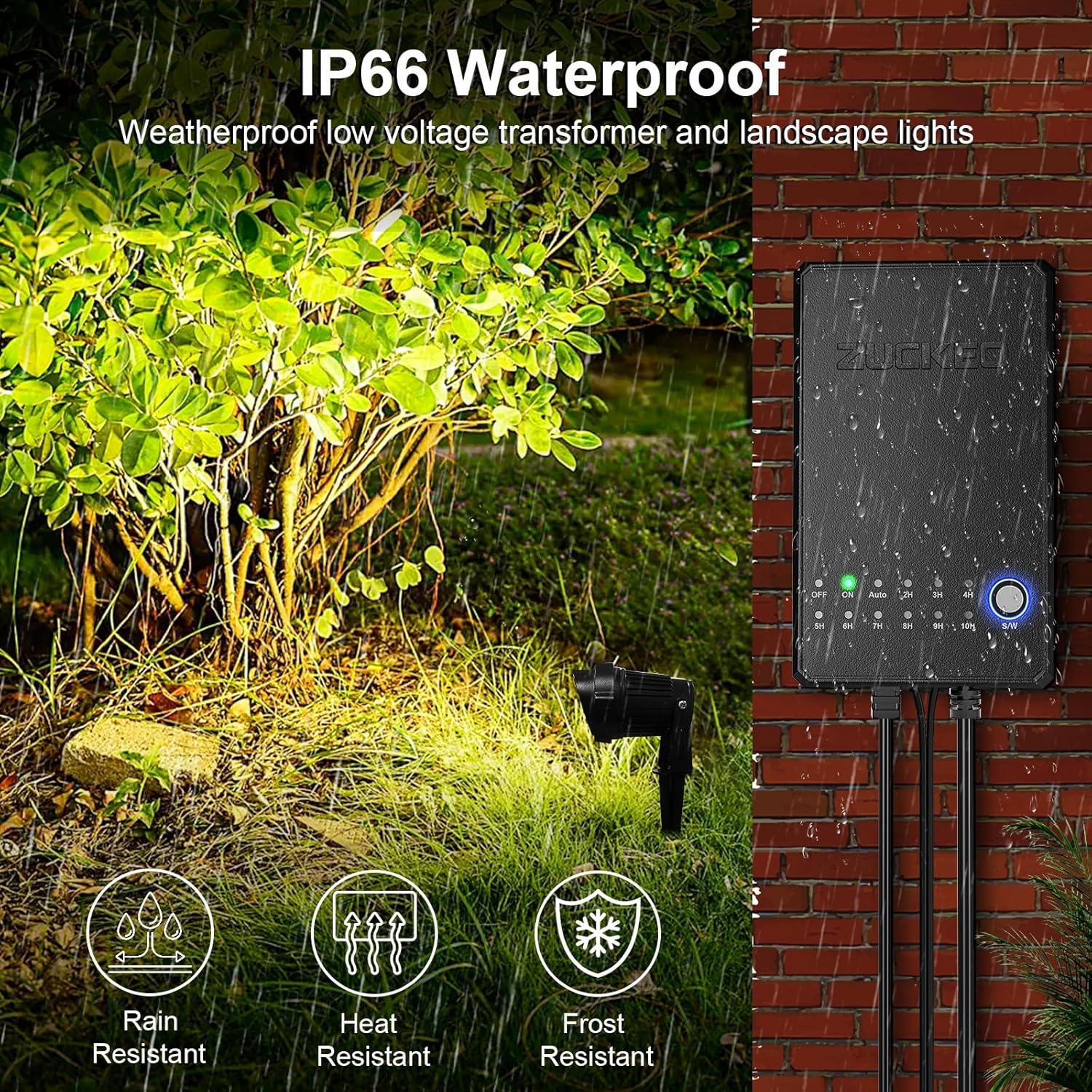 Kit de Iluminación de Paisaje ZUCKEO 8 Focos LED 5W 3000K