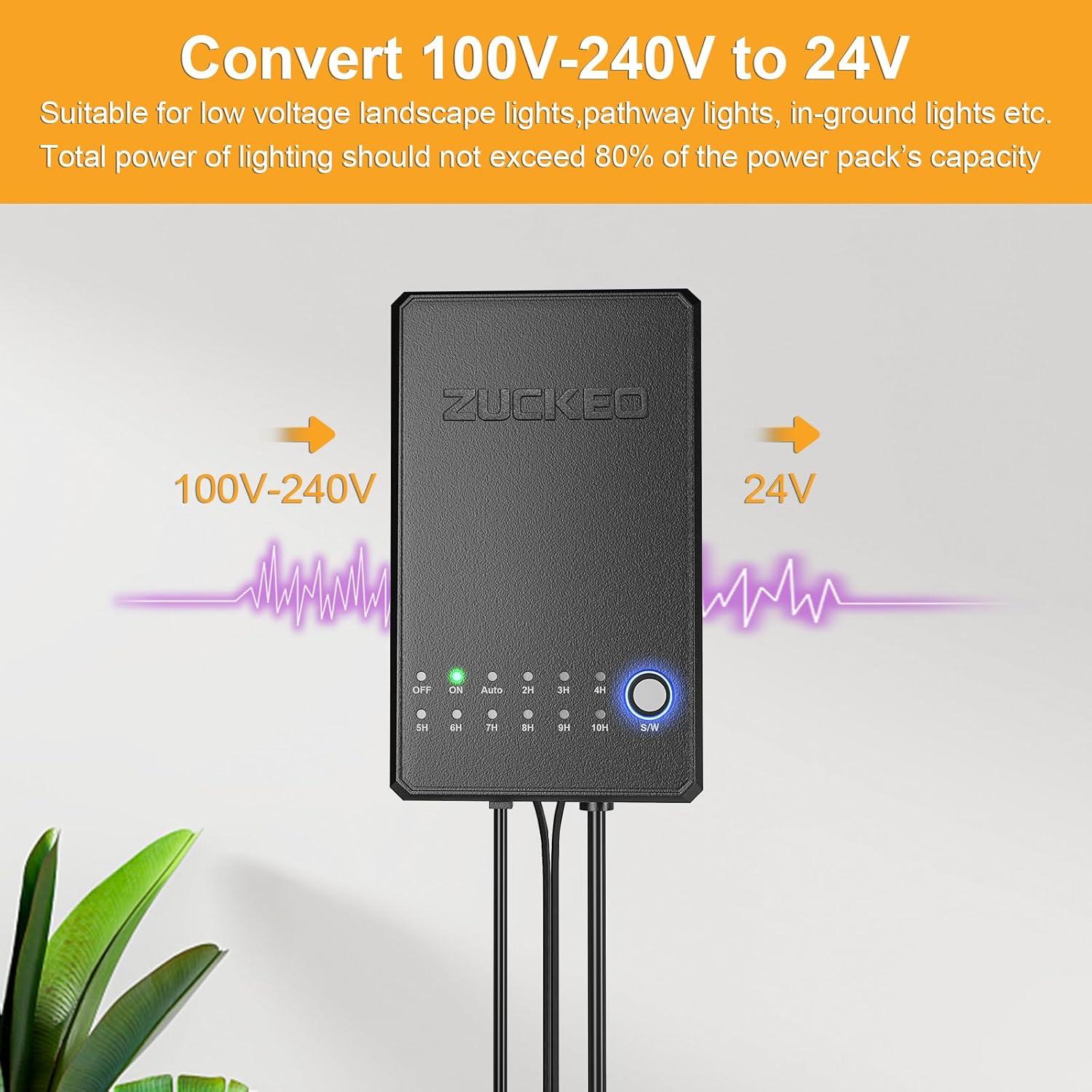 Kit de Iluminación de Paisaje ZUCKEO 8 Focos LED 5W 3000K