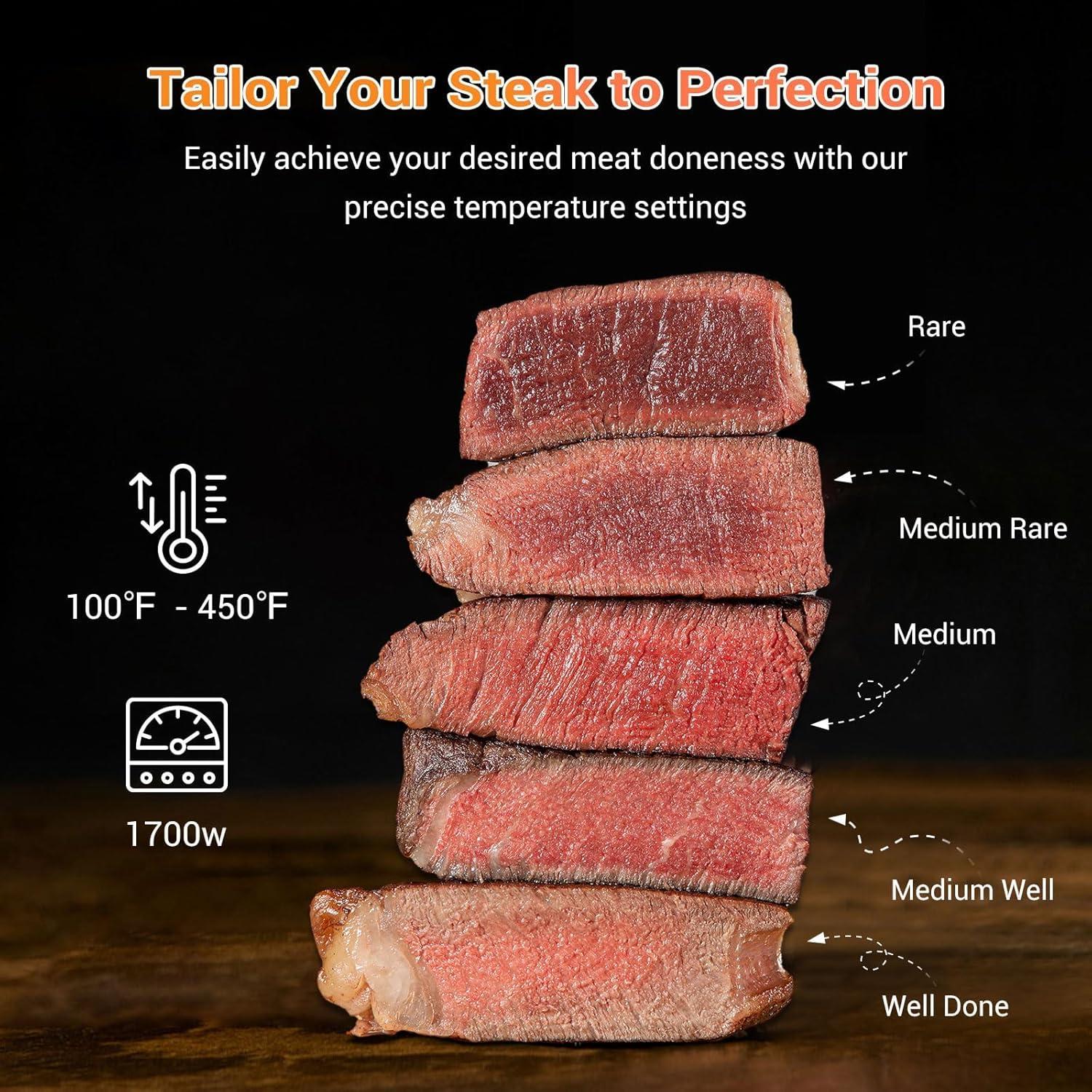 Freidora de Aire Cerámica Tastee 5.5QT Digital 8-en-1