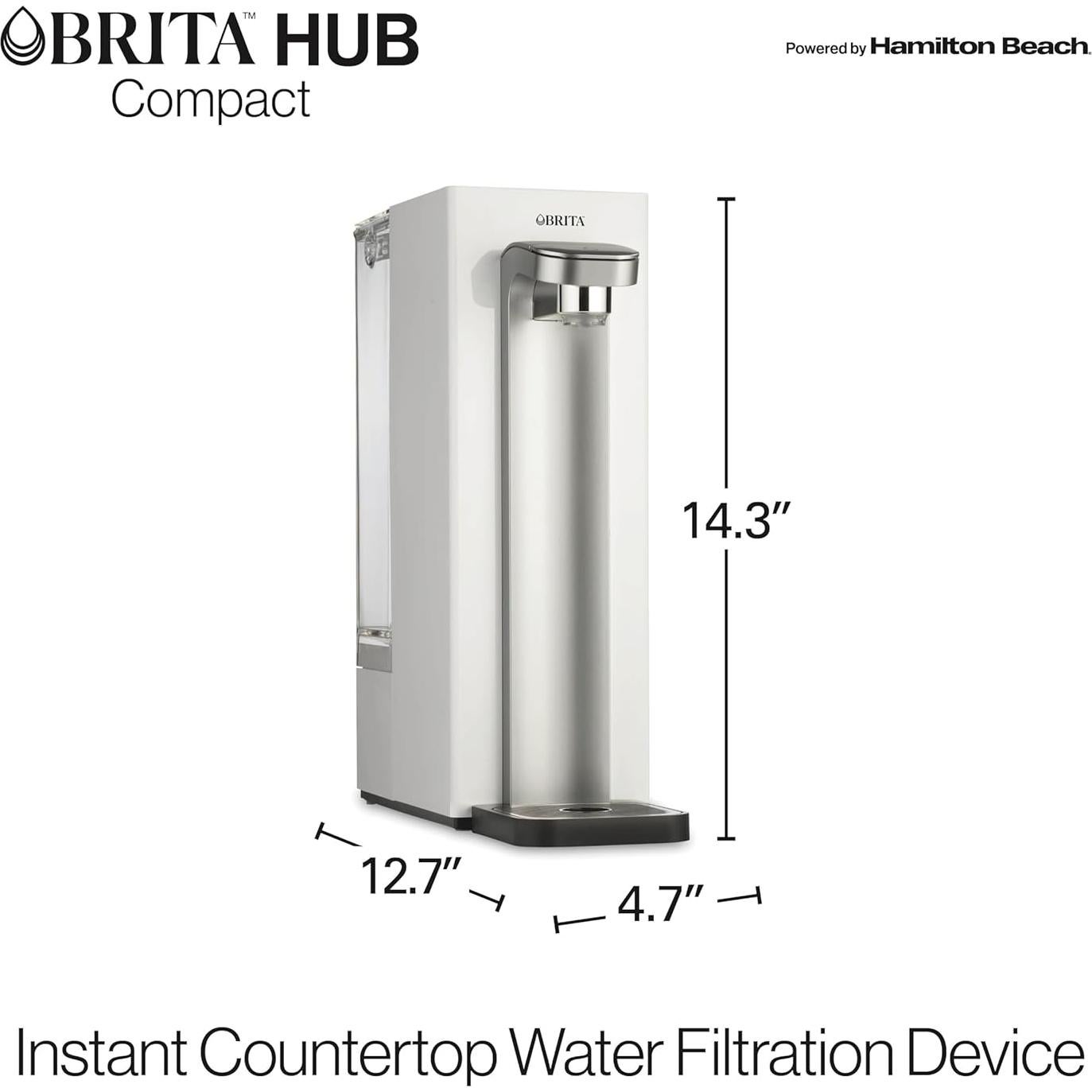 Filtro de Agua Brita Hub Compacto 9 Tazas 6 Meses Blanco