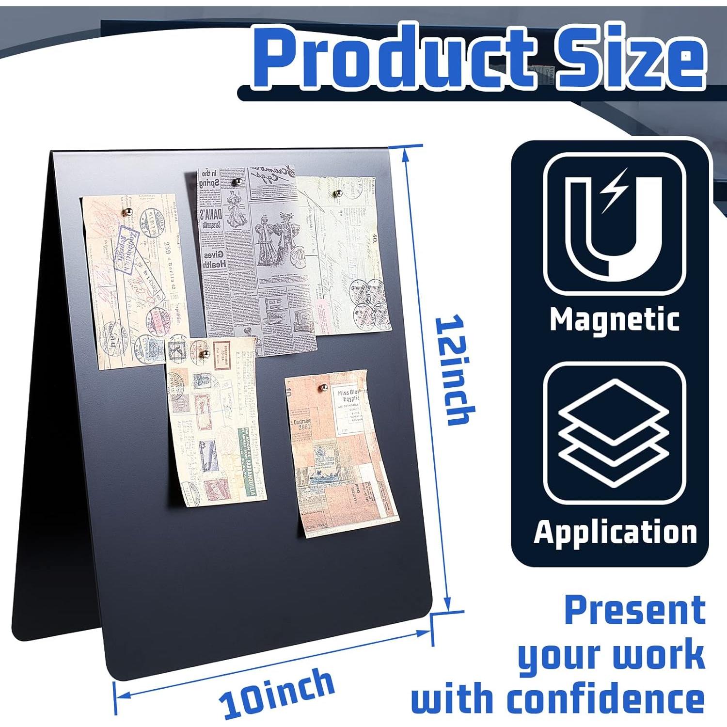 Tablero Magnético de Corcho Leinuosen 25.5x30.5cm Doble Cara