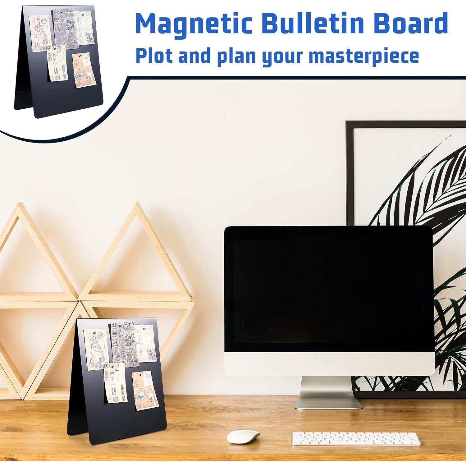 Tablero Magnético de Corcho Leinuosen 25.5x30.5cm Doble Cara