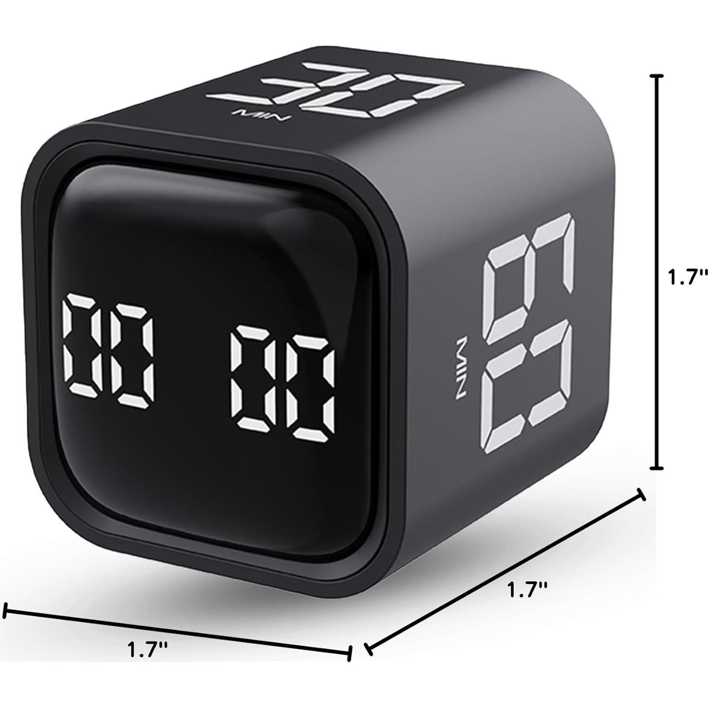 Temporizador de Productividad LUCKY TIME Cubo 4.3cm Silencio y Vibrar