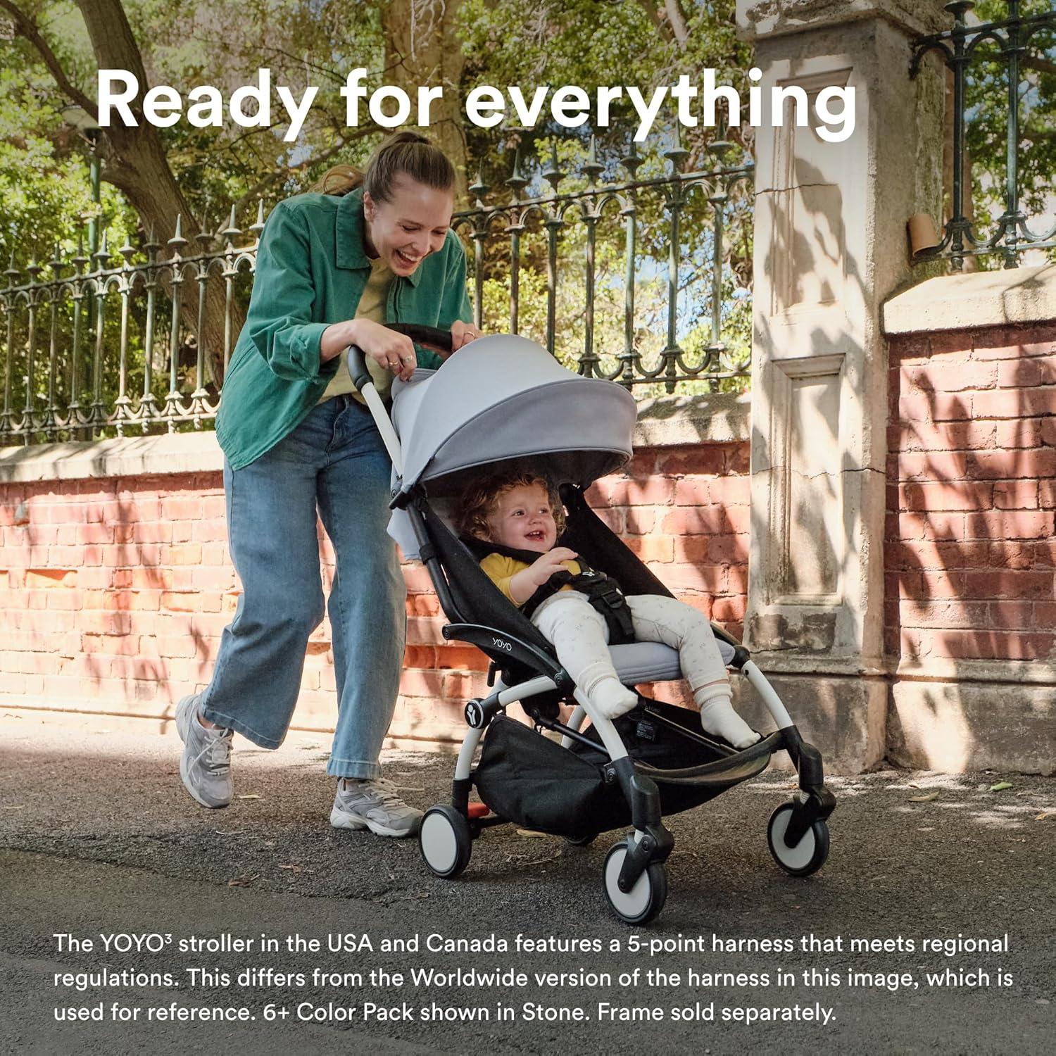 Carriola Stokke YOYO 6+ Taupe con Almohadilla y Capota