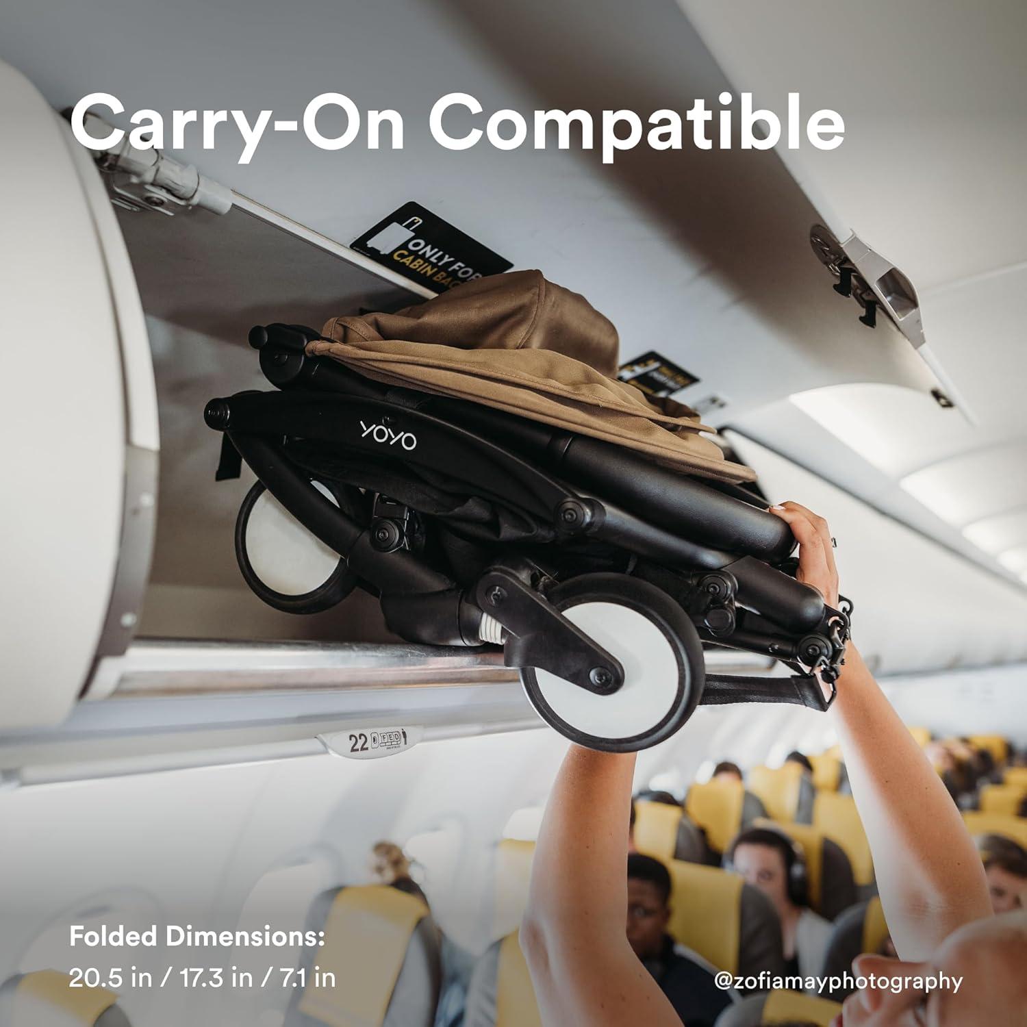 Carriola Stokke YOYO 6+ Taupe con Almohadilla y Capota