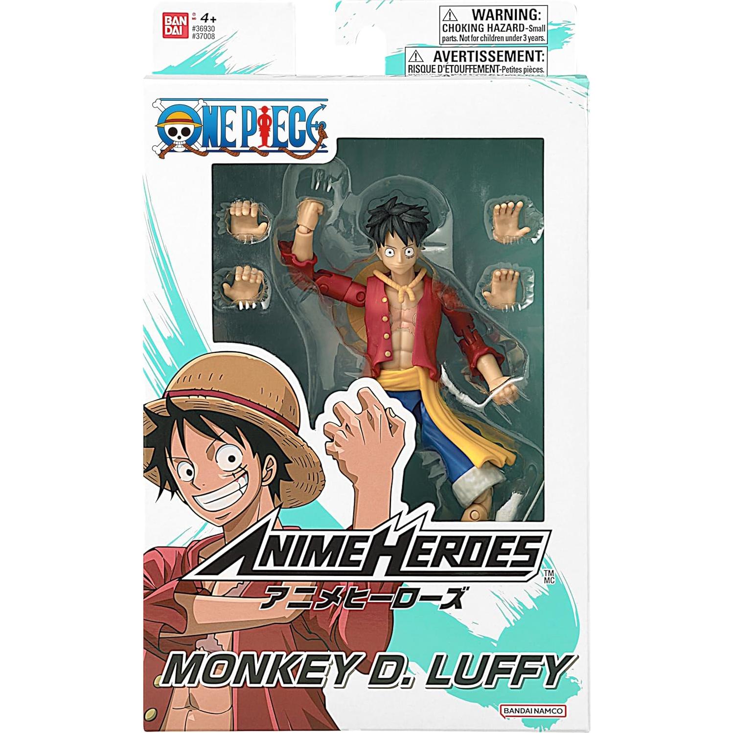 Figura de Acción Monkey D. Luffy - Anime Heroes - 17.78 cm