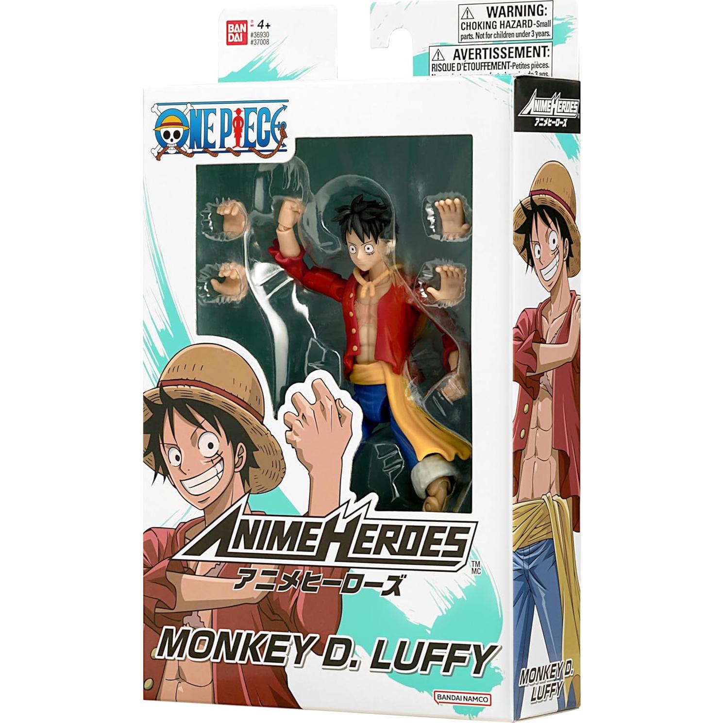 Figura de Acción Monkey D. Luffy - Anime Heroes - 17.78 cm