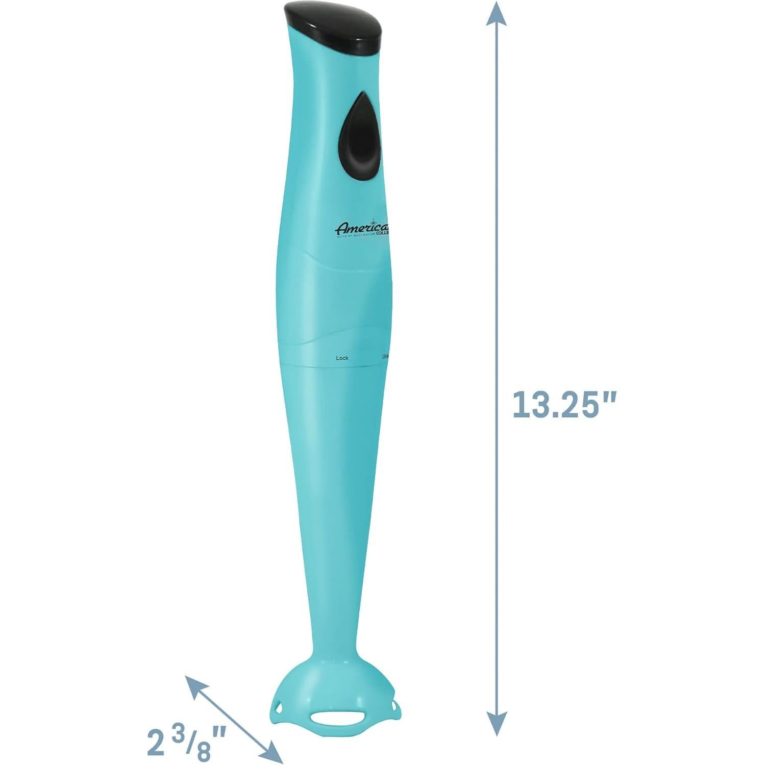 Licuadora de Inmersión Elite Gourmet EHB-2425BL 150W Aqua