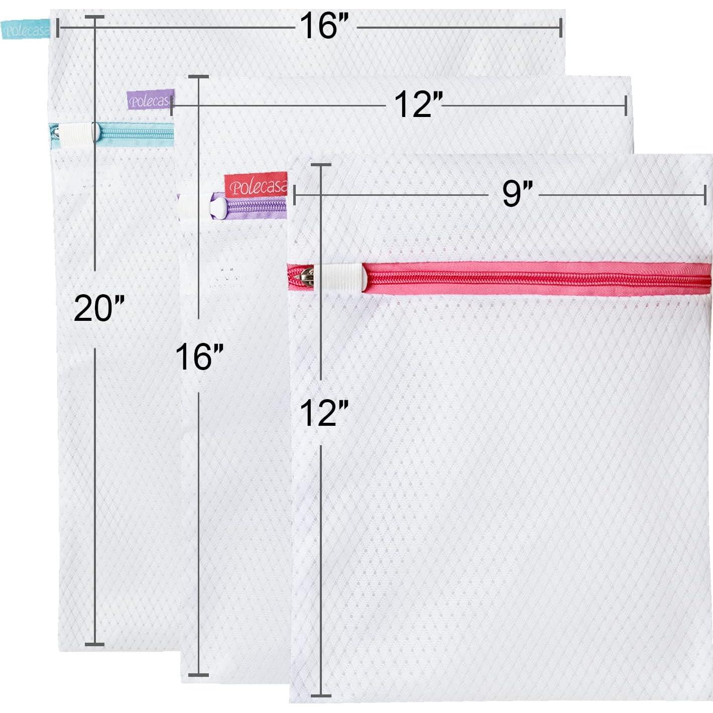 Bolsas de Lavandería Polecasa 125g - 3 Tamaños para Delicados